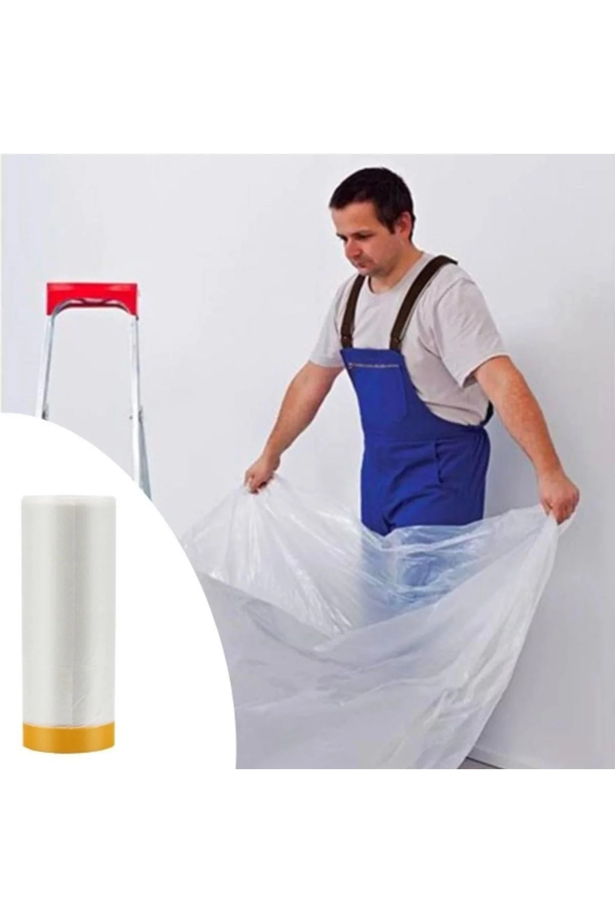 Boya Badana Eşya Koruma Yapışkanlı Örtü 280 Cm X 15 Mt