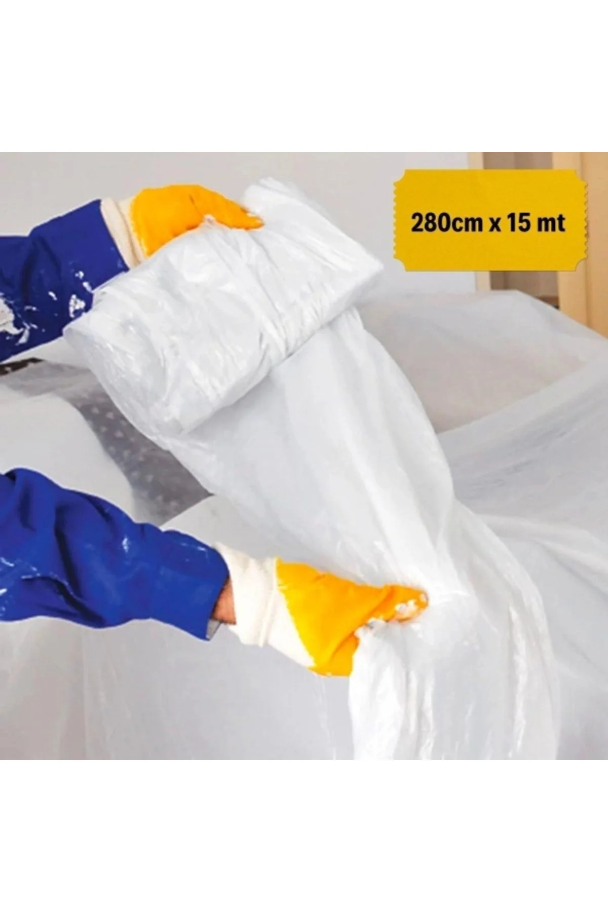 Boya Badana Eşya Koruma Yapışkanlı Örtü 280 Cm X 15 Mt