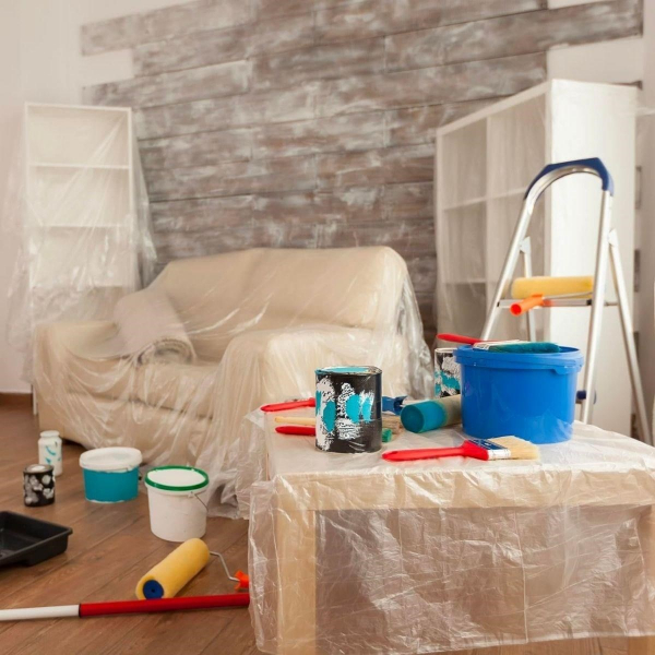 Yapışkanlı Eşya Koruma Örtüsü 180 cm x 15 mt Boya Badana İşleri İ