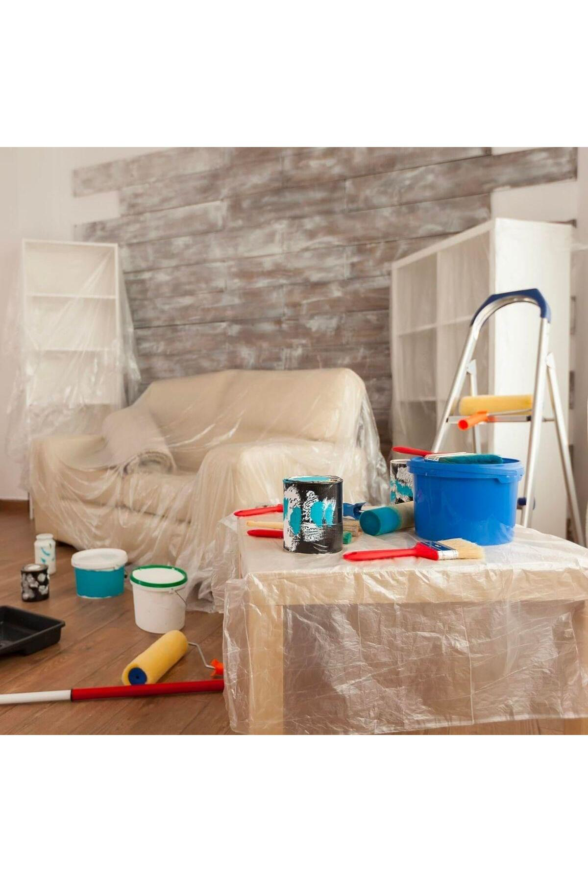 Ok Aksesuar Boya Badana Eşya Koruma Hışır Örtüsü 180Cm X 15 Mt Yapışkanlı Hış