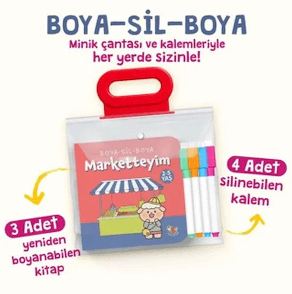 Boya Sil Boya - 2 (Marketteyim - Evdeyim - Parktayım / 2-5 Yaş) Fiyatı, Yorumları ve Özellikleri