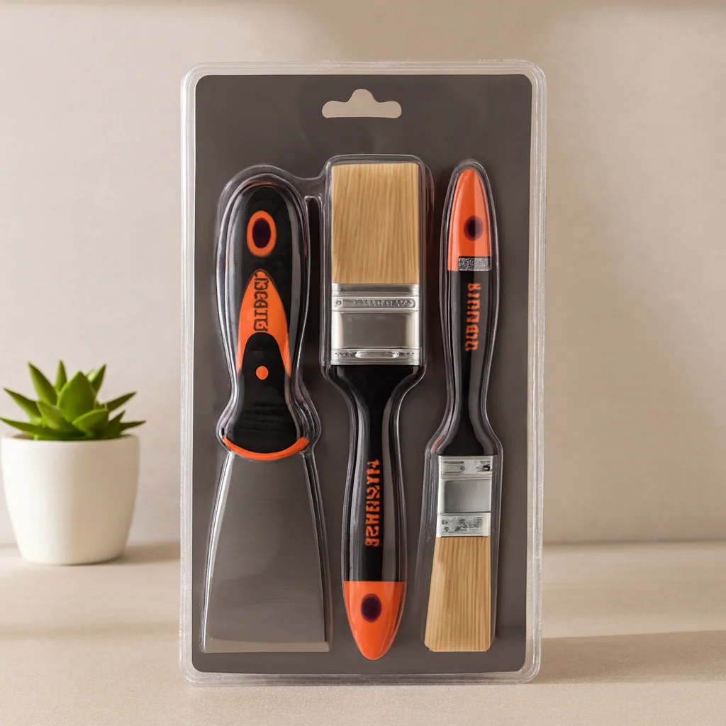 Boyacı Seti 3 Parça (50 mm Spatula ve 2 Kestirme Fırça) Fiyatı, Yorumları ve Özellikleri
