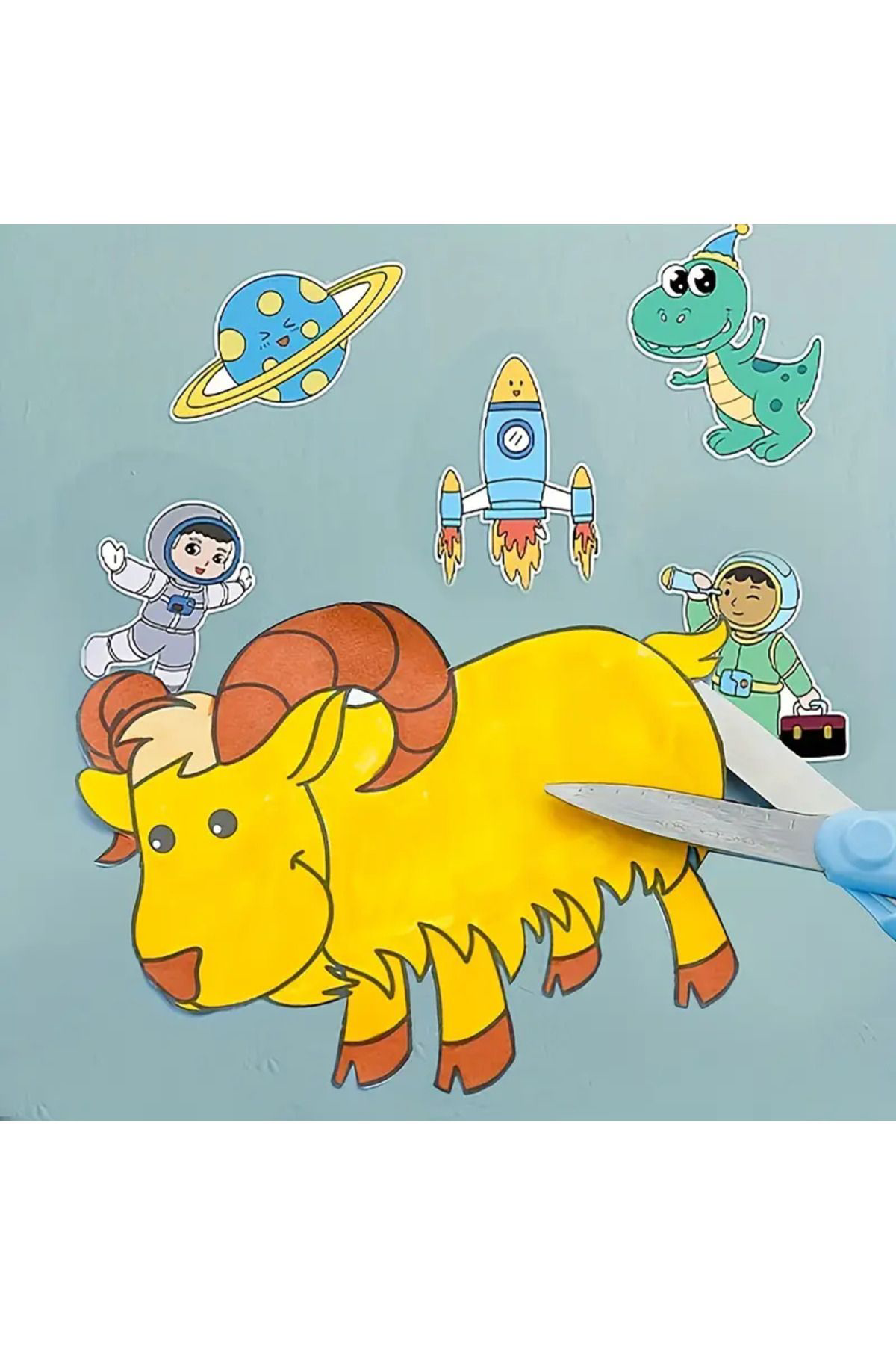 Woody Sofia Boyama Etkinliği Rulo Şeklinde Boyama Kitabi Büyük Rulo Resim Boy