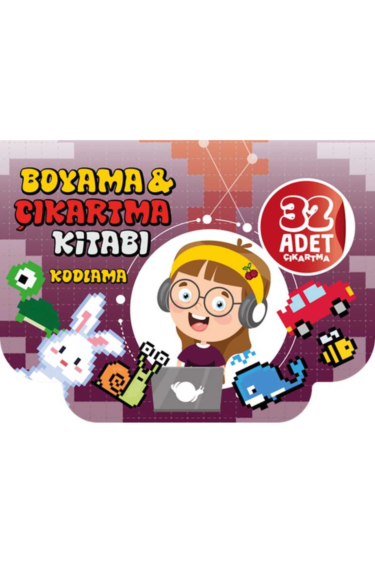 Karatay Yayınları Boyama Ve Çıkartma Kitabı Kodlama