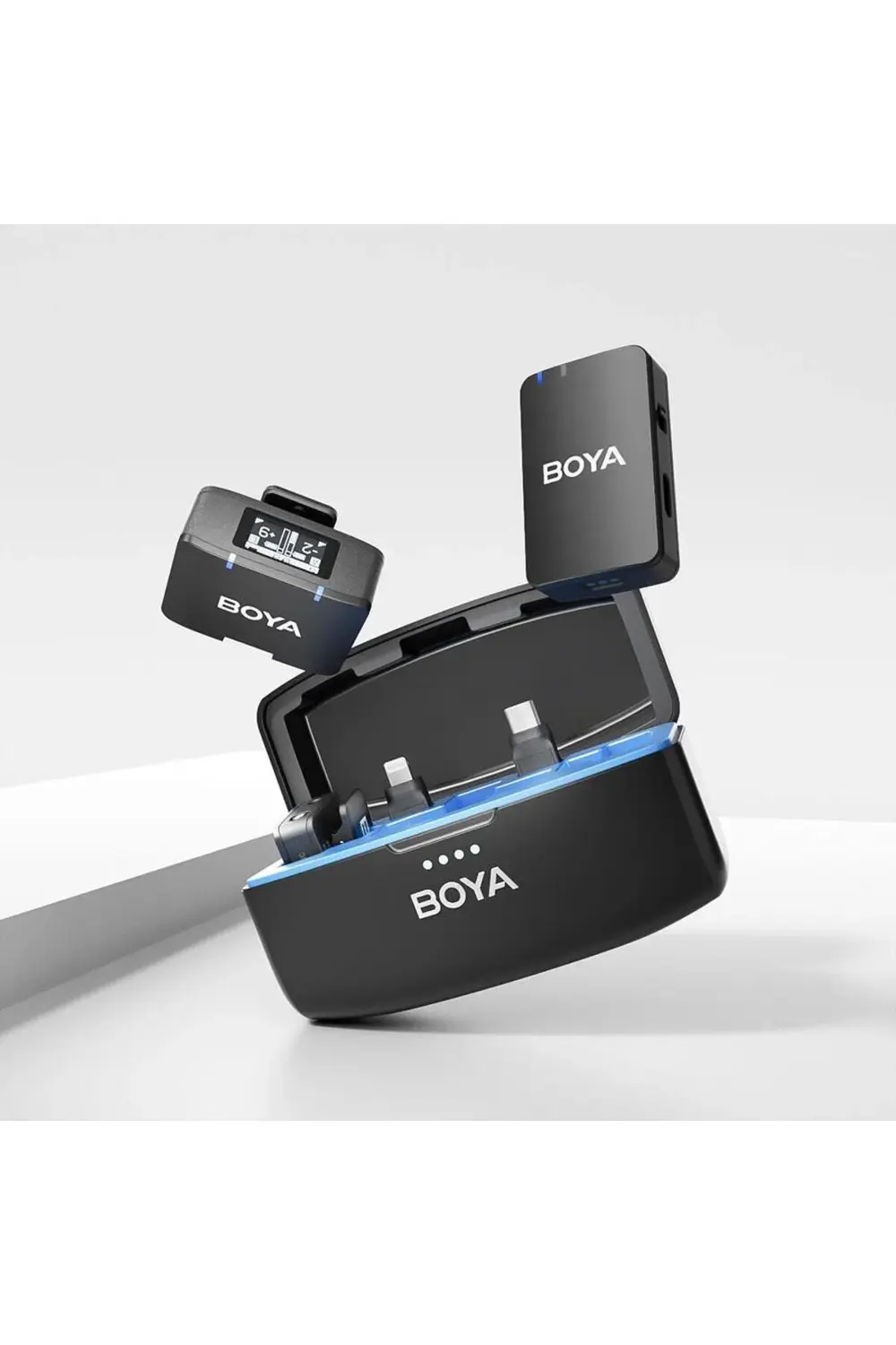 Boyamic All-in-One Kablosuz İkili Kayıt Yaka Mikrofonu