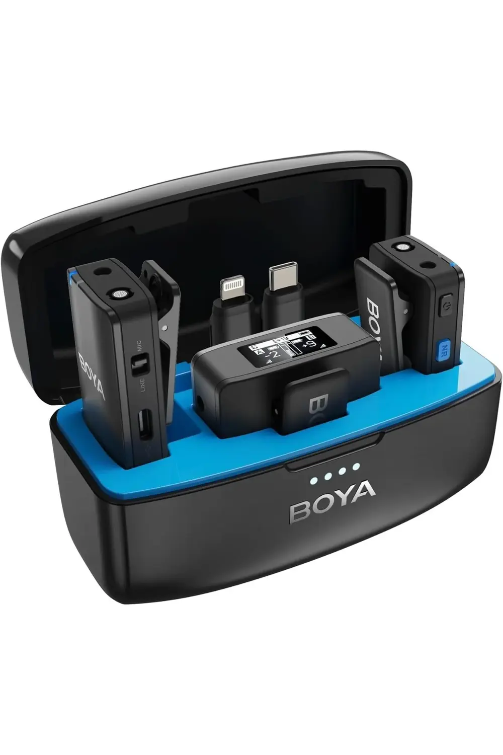 Boyamic All-in-One Kablosuz İkili Kayıt Yaka Mikrofonu Iphone/And