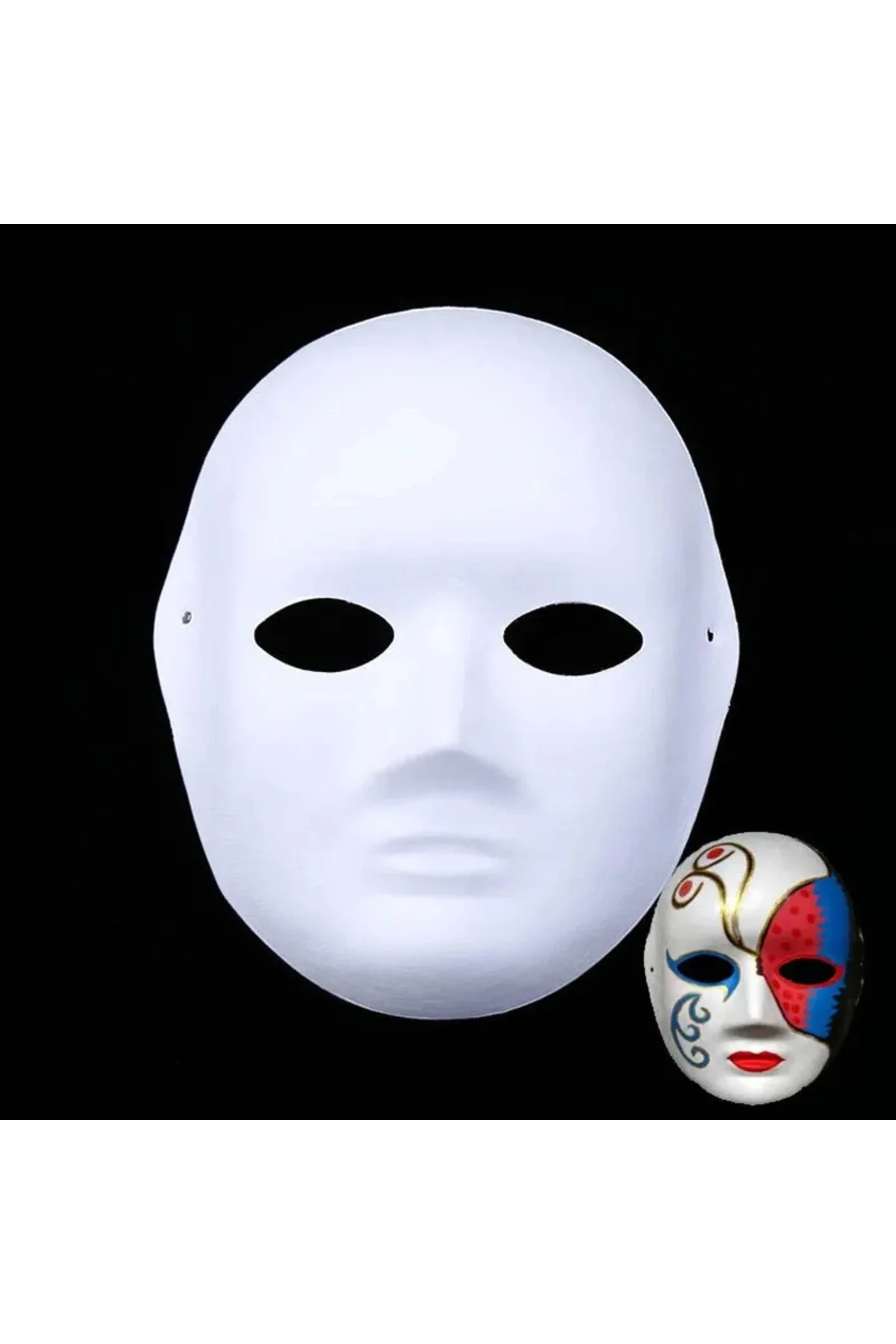 Boyanabilir Surat Model Maske – Lastikli | Kendin Tasarla Boyanabilir Surat Model Maske – Lastikli | Kendin Tasarla - Görsel 3