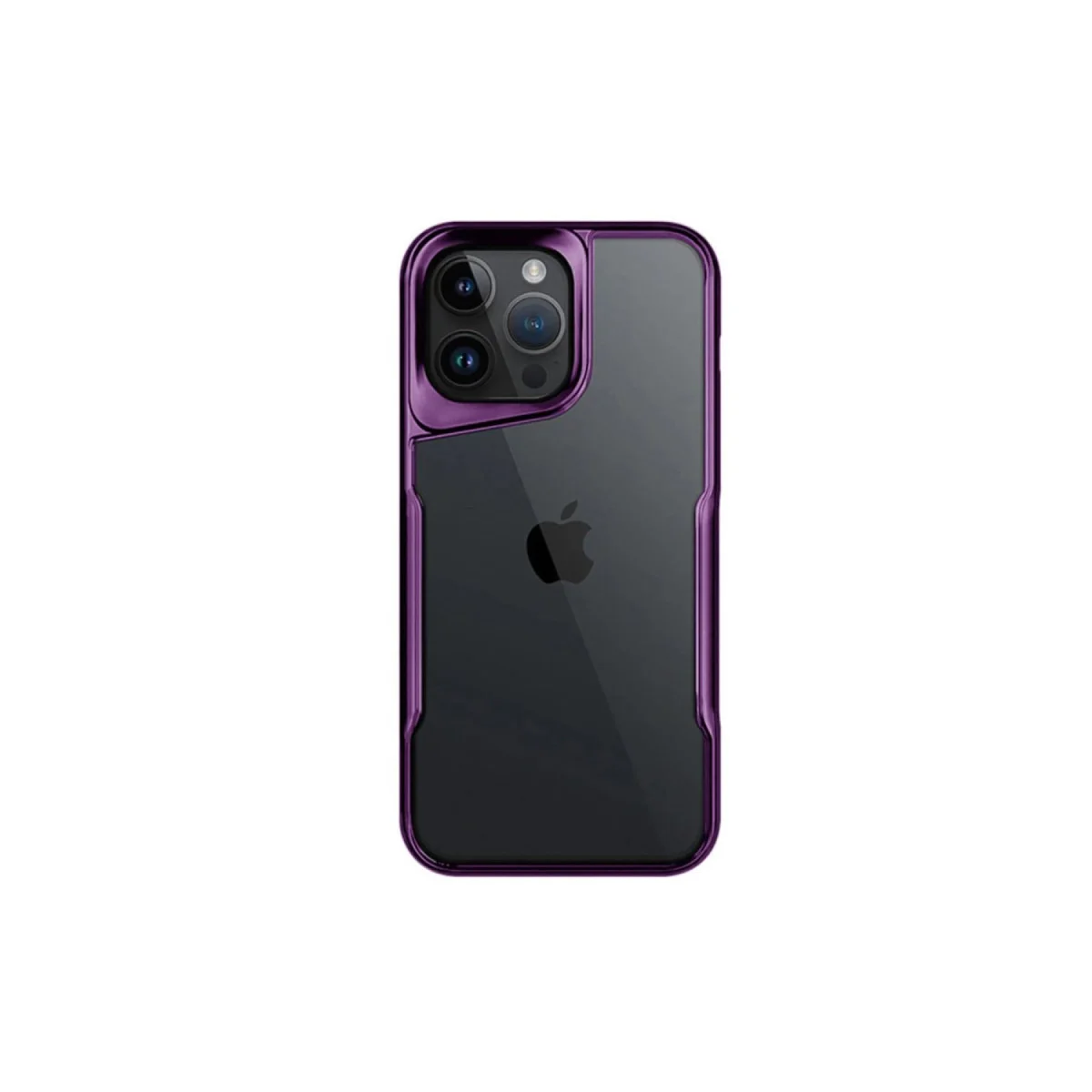 Boyi Derin Mor Silikon Kılıf - iPhone 16 Pro İçin Minimalist ve Güvenli Koruma