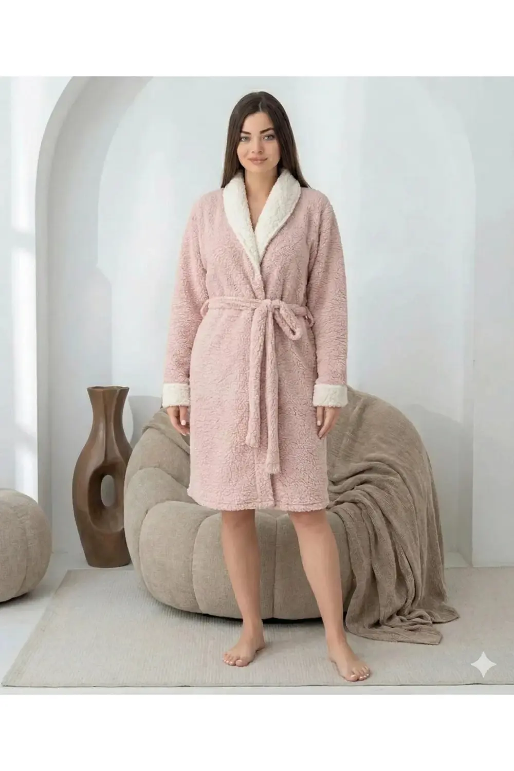 Boyraz 0046 Kadın Sharpi Welsolf Sabahlık