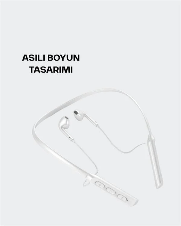Boyun Askılı Kablosuz Kulaklık – Uzun Süreli Batarya Performansı