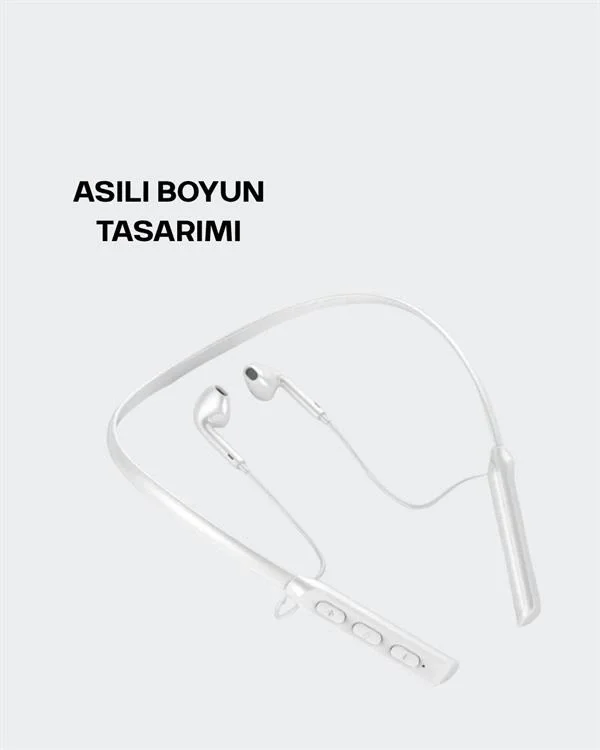 Boyun Askılı Kulaklık – 100 Saat Kullanım Süresi, Ergonomik Tasar