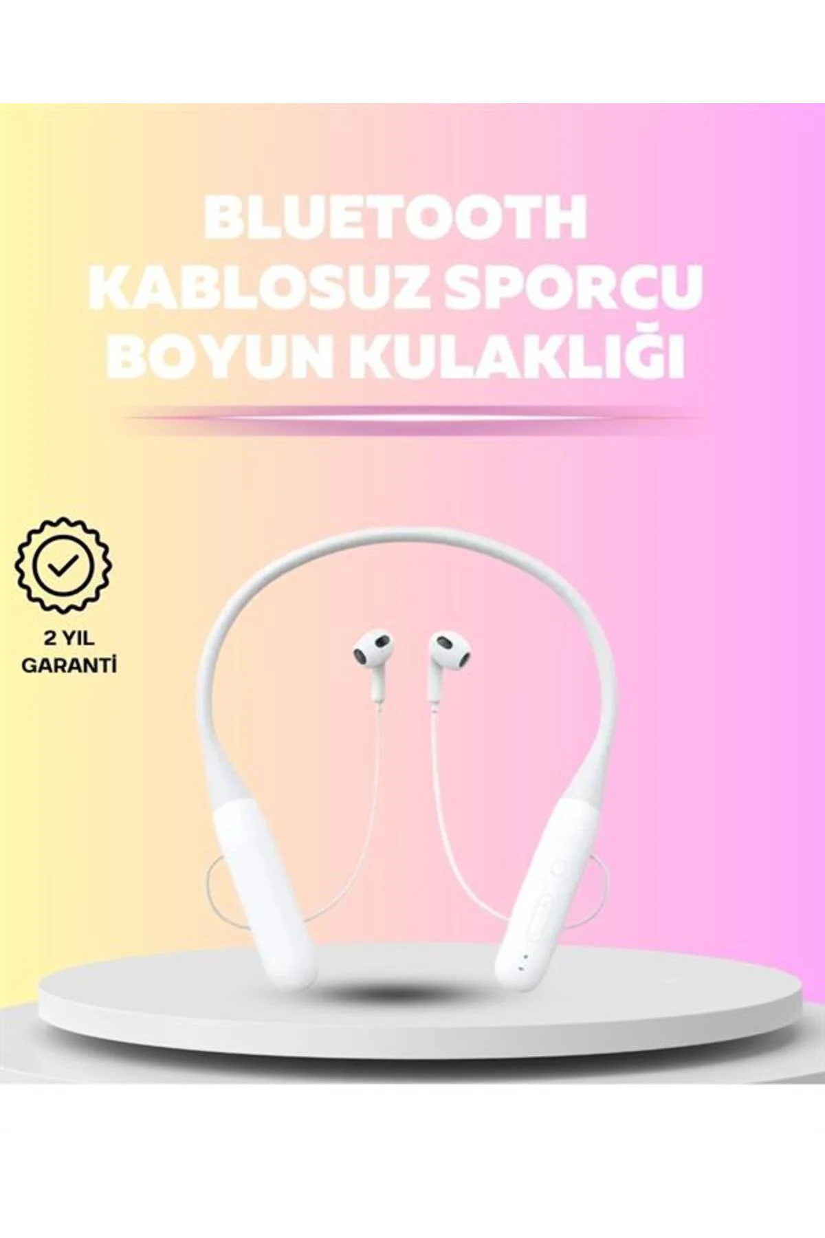 Boyun Askılı Kulaklık – 100 Saat Kullanım Süresi, Ergonomik Tasar