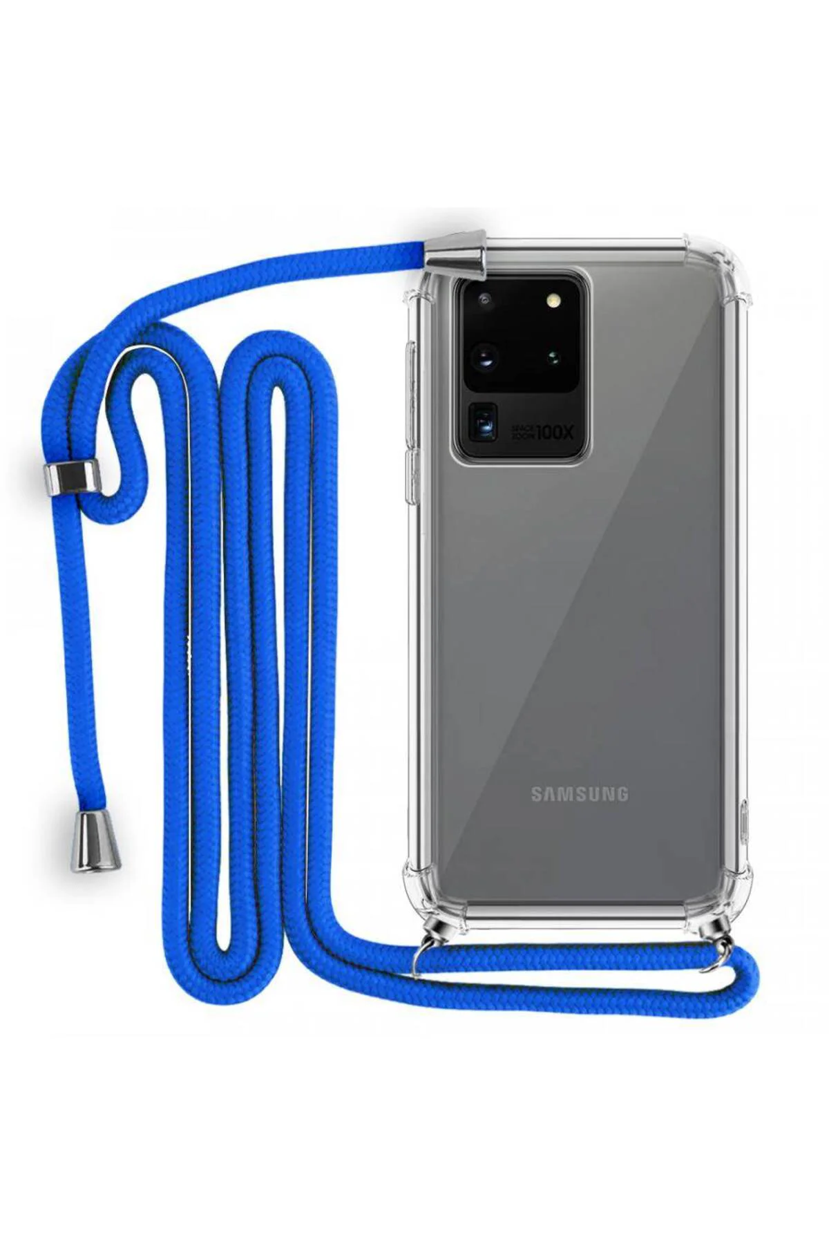 İp Askılı Tank Şeffaf Kılıf Samsung Galaxy S20 Ultra