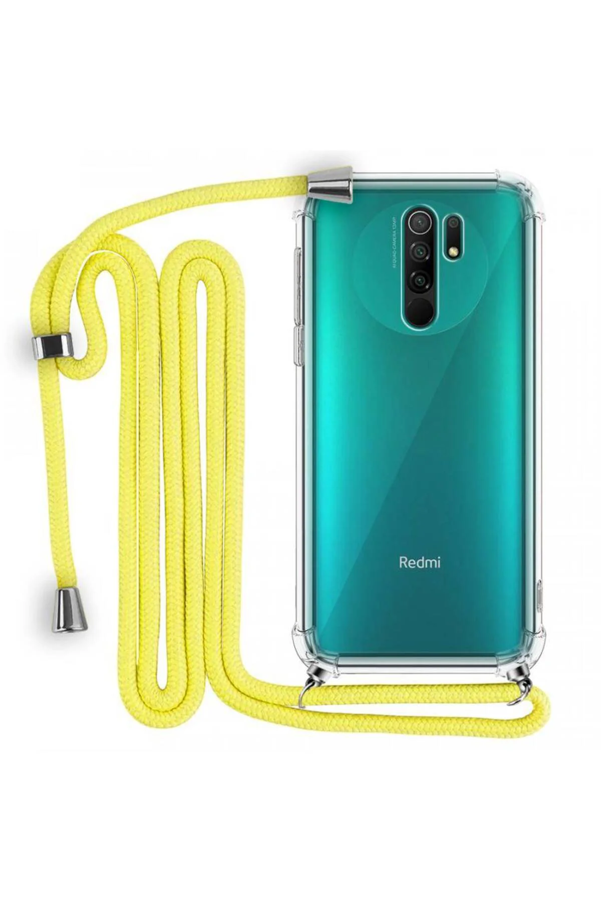 İp Askılı Tank Şeffaf Kılıf Xiaomi Redmi 9 İp Askılı Tank Şeffaf Kılıf Xiaomi Redmi 9