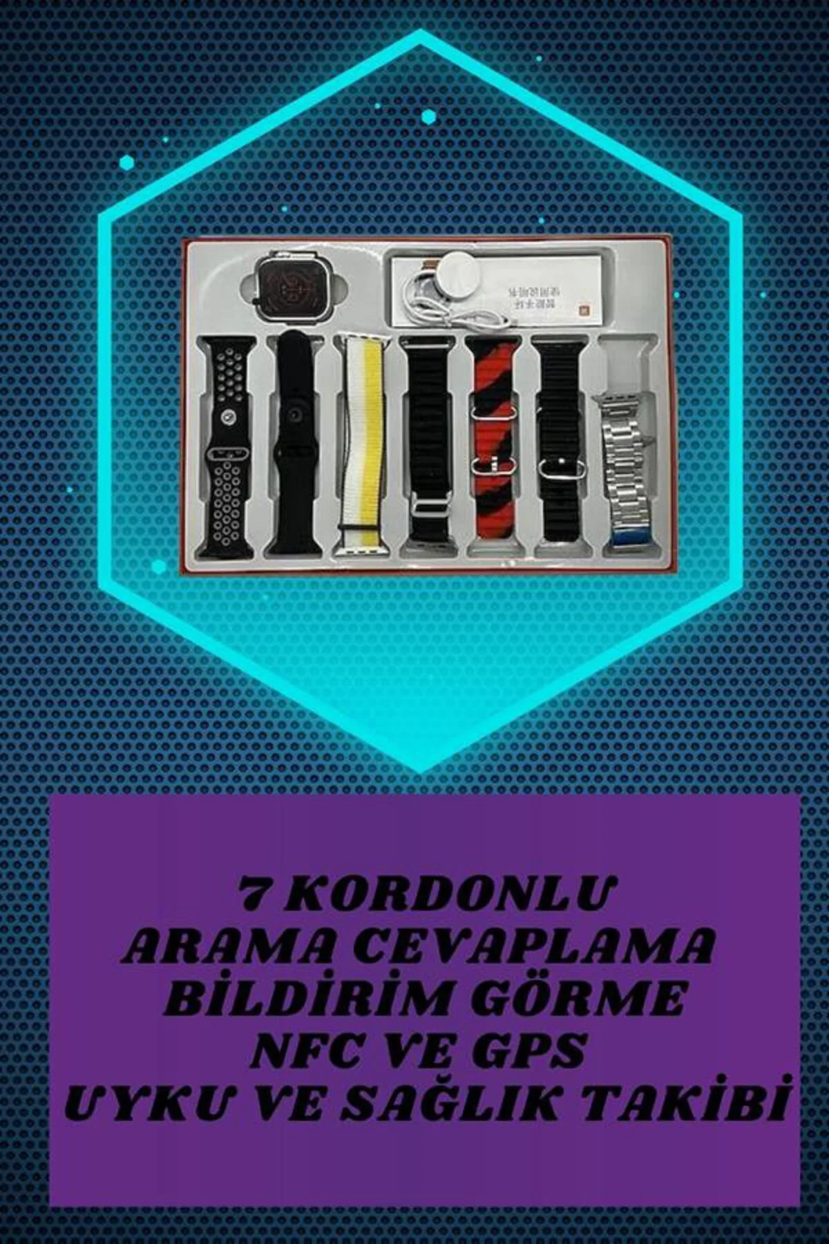 Boyun Bantlı Kulaklık ve 7 Kordonlu Yeni Nesil Akıllı Saat Kampanyası Yüksek Ses Kaliteli