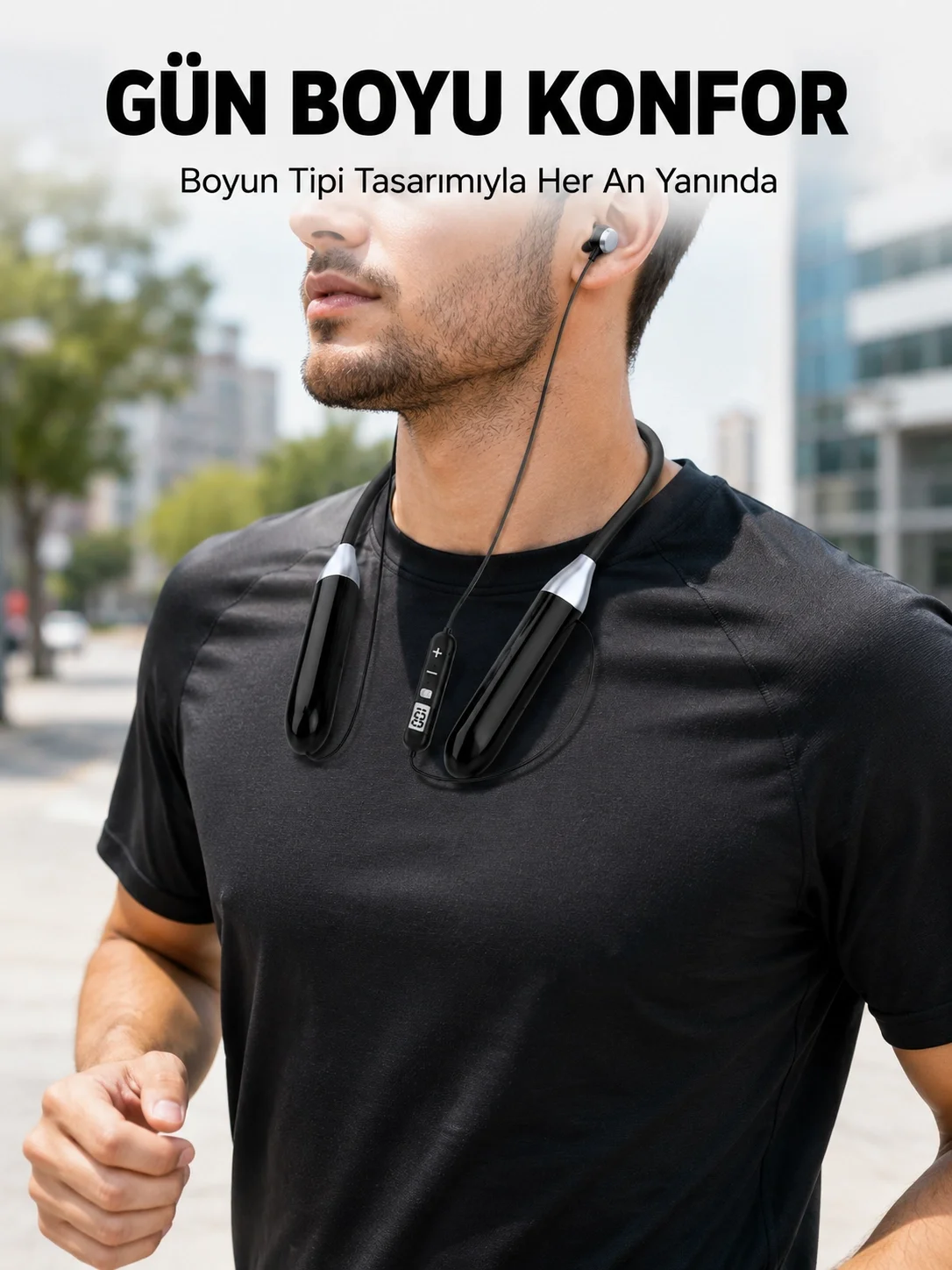 Boyun Tipi Bluetooth Kulaklık Kablosuz Mikrofonlu Uzun Kullanım Süreli Müzik ve Telefon Görüşme Kulaklığı Fiyatı, Yorumları ve Özellikleri