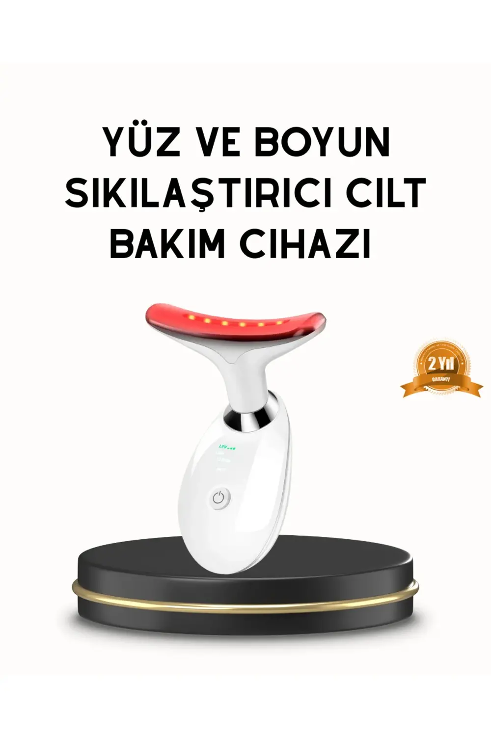 Boyun ve Gıdı Toparlayıcı EMS Cilt Sıkılaştırıcı 7000 Titreşim Is