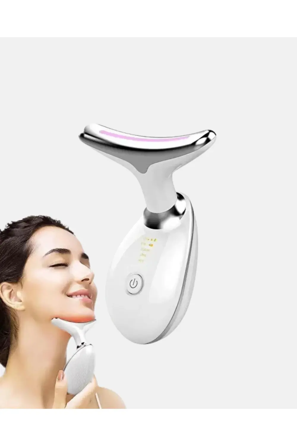 Boyun ve Gıdı Toparlayıcı EMS Cilt Sıkılaştırıcı 7000 Titreşim Is