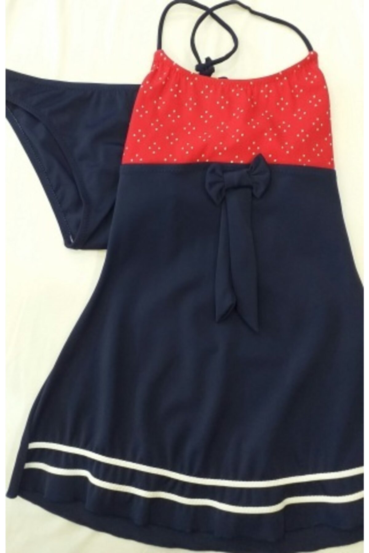 Sunsurf Boyundan Bağlamali Elbise Mayo