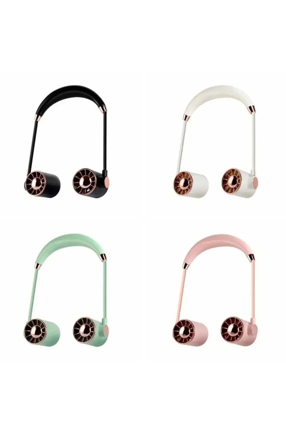 Boyunluk Fan Hava Soğutucu Vantilatör Boyuna Asmalı Şarjlı 3 Kade