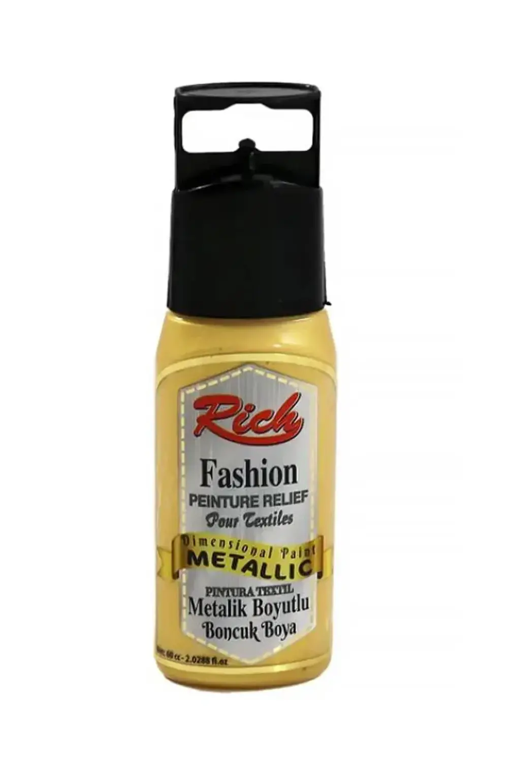 Boyutlu Boncuk Boya 60cc Metalik Altın