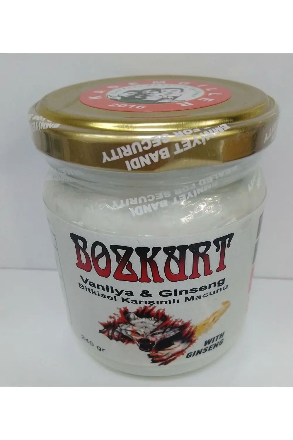 Bozkurt Vanilya&ginseng Bitkisel Karışımlı Macun 240gr