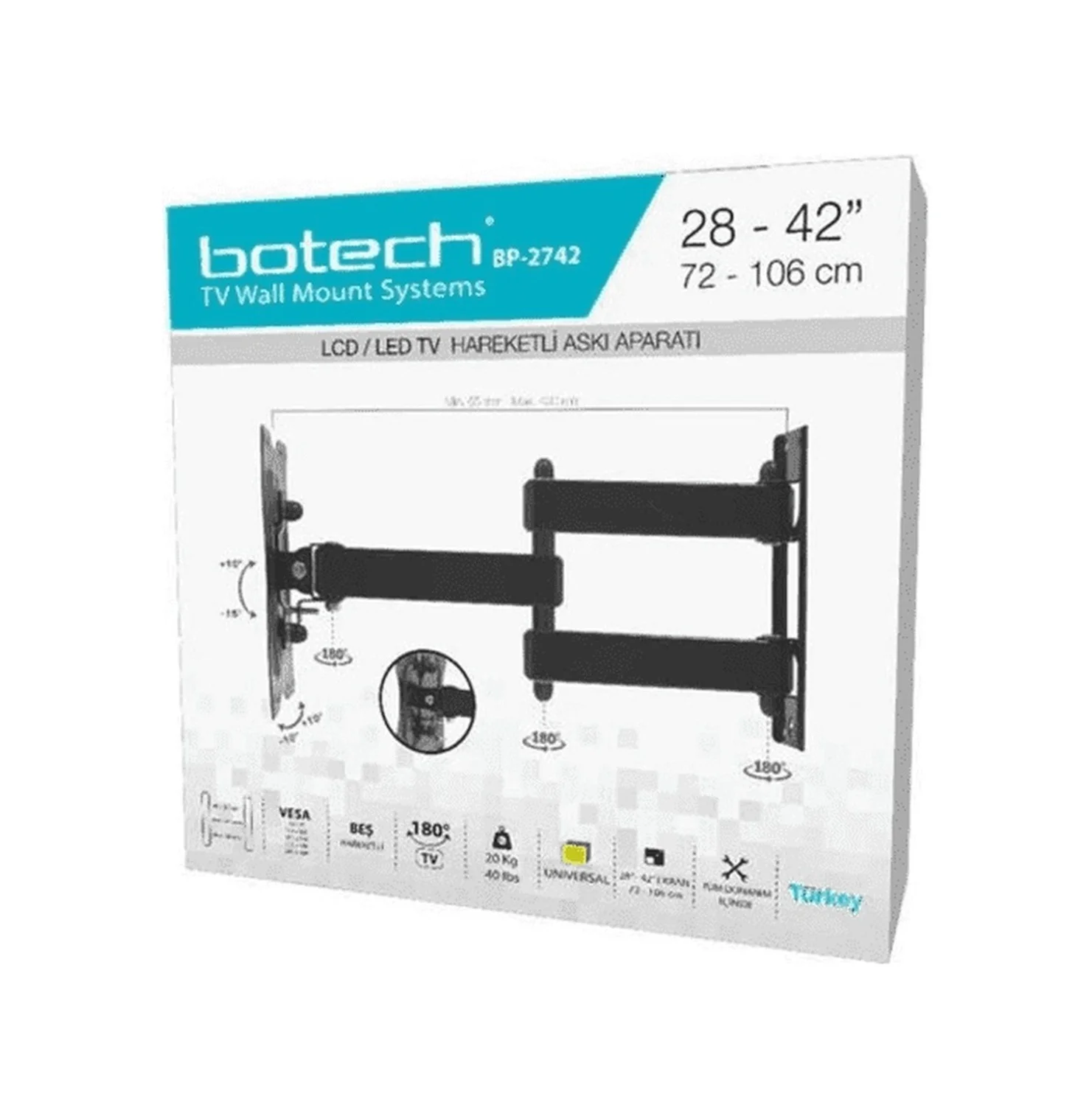 Bp-2742 Hareketli Tv Askı Aparatı 72x106 5224