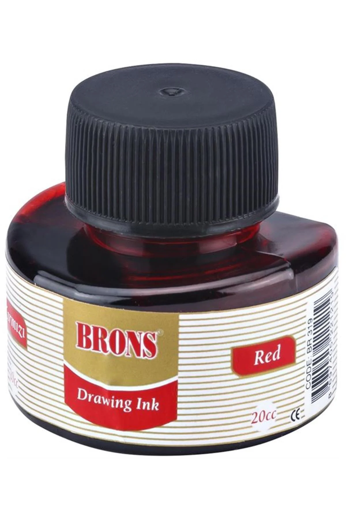BR-319 ÇİNİ MÜREKKEBİ KIRMIZI 20cc