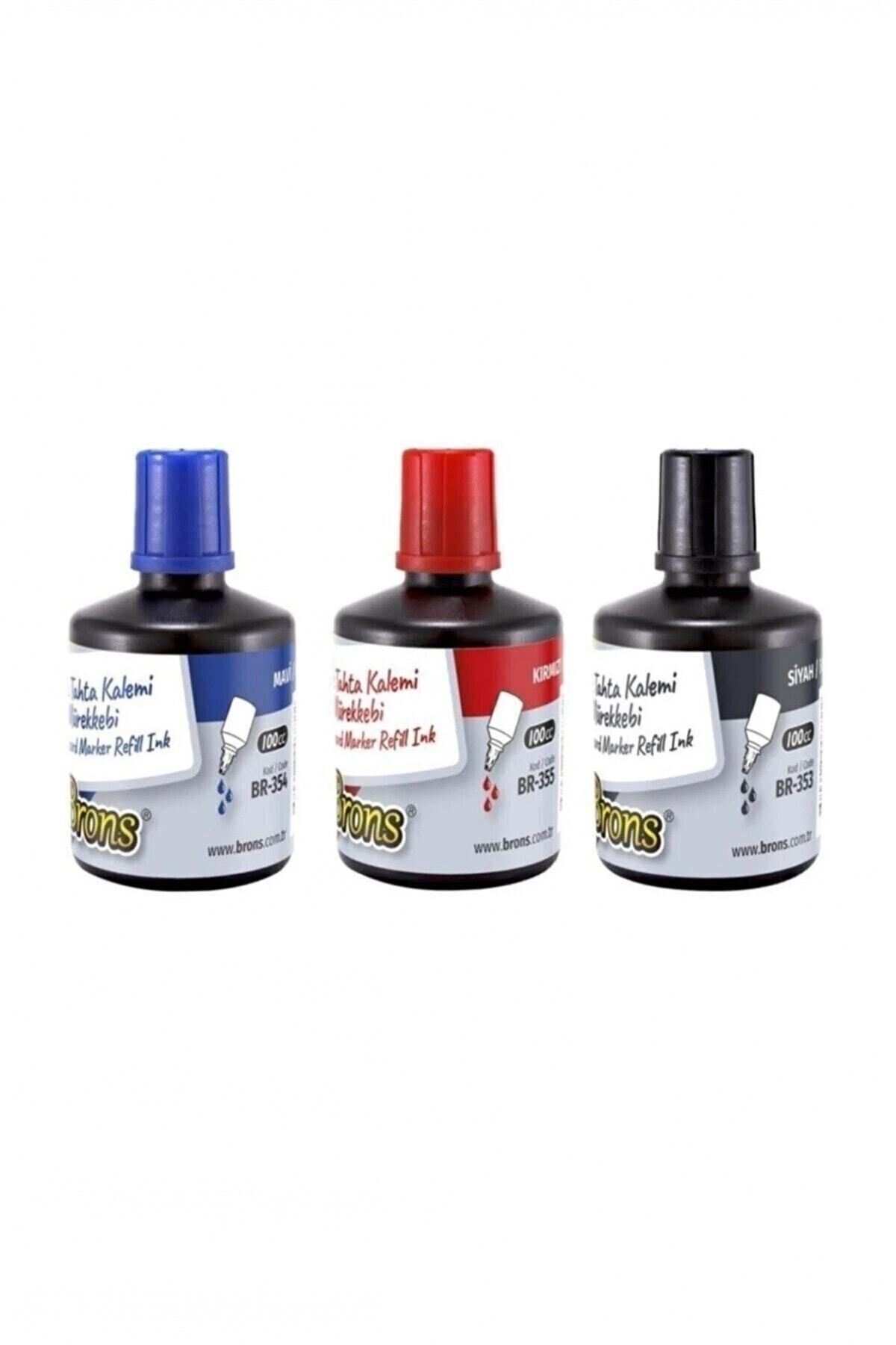 Brons Br-353 100 Cc 3 Lü Set Tahta Kalem Mürekkebi
