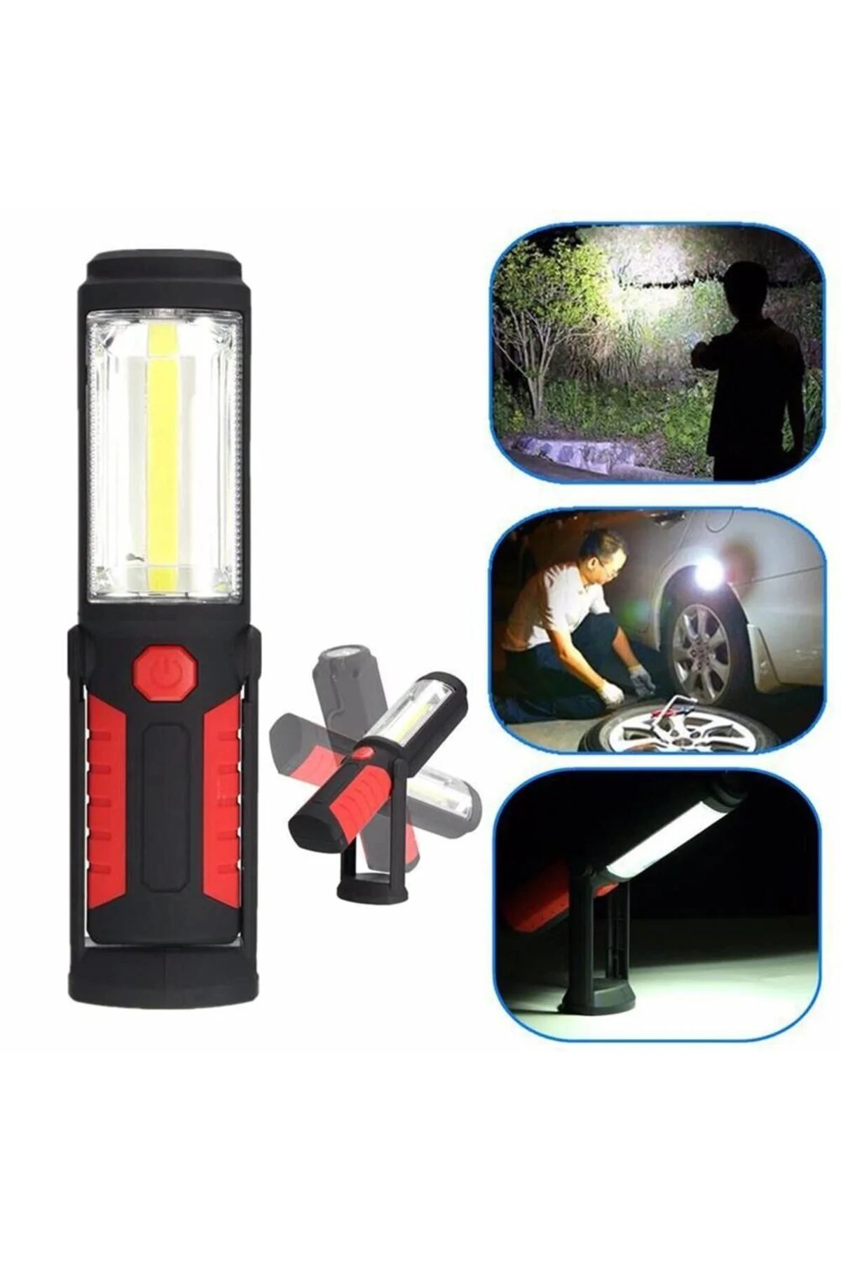 Br S99 Cob Led Şarj Edilebilir Mıknatıslı Çalışma Feneri