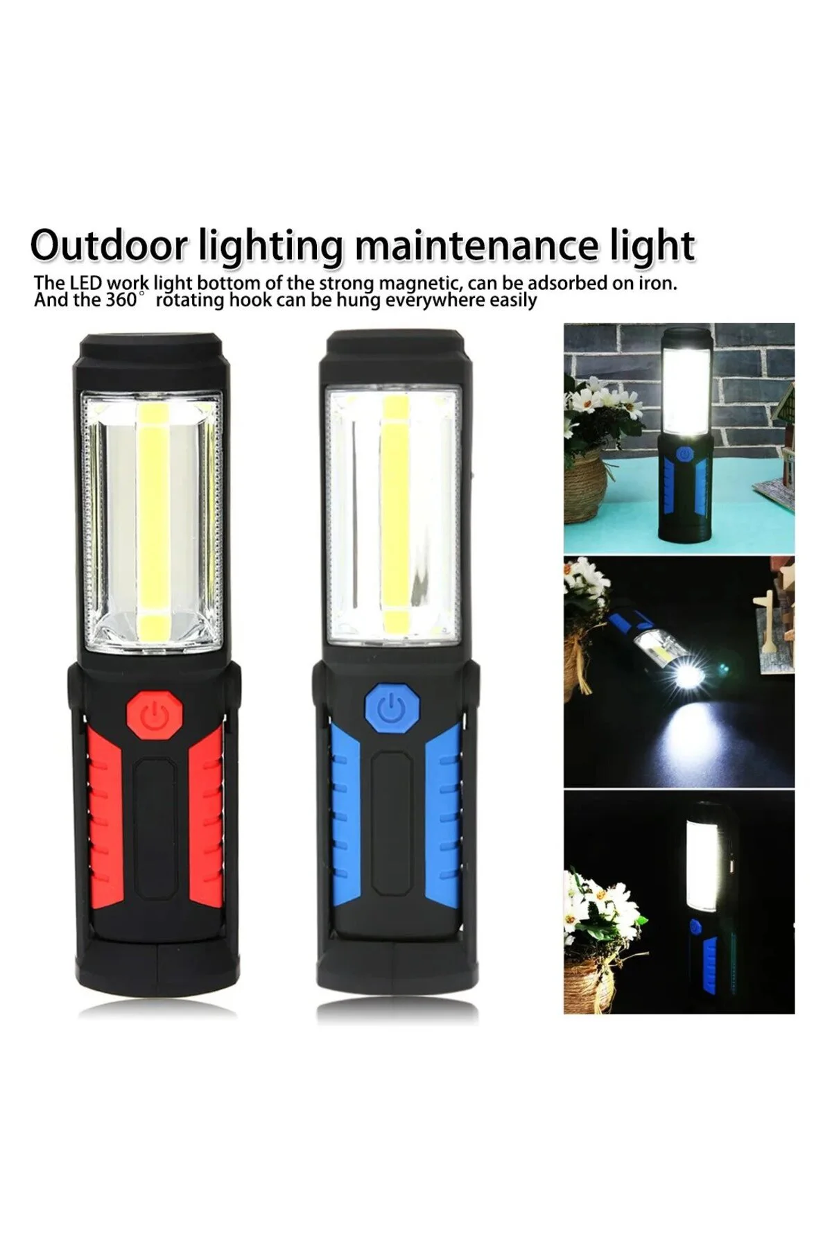 Br S99 Cob Led Şarj Edilebilir Mıknatıslı Çalışma Feneri