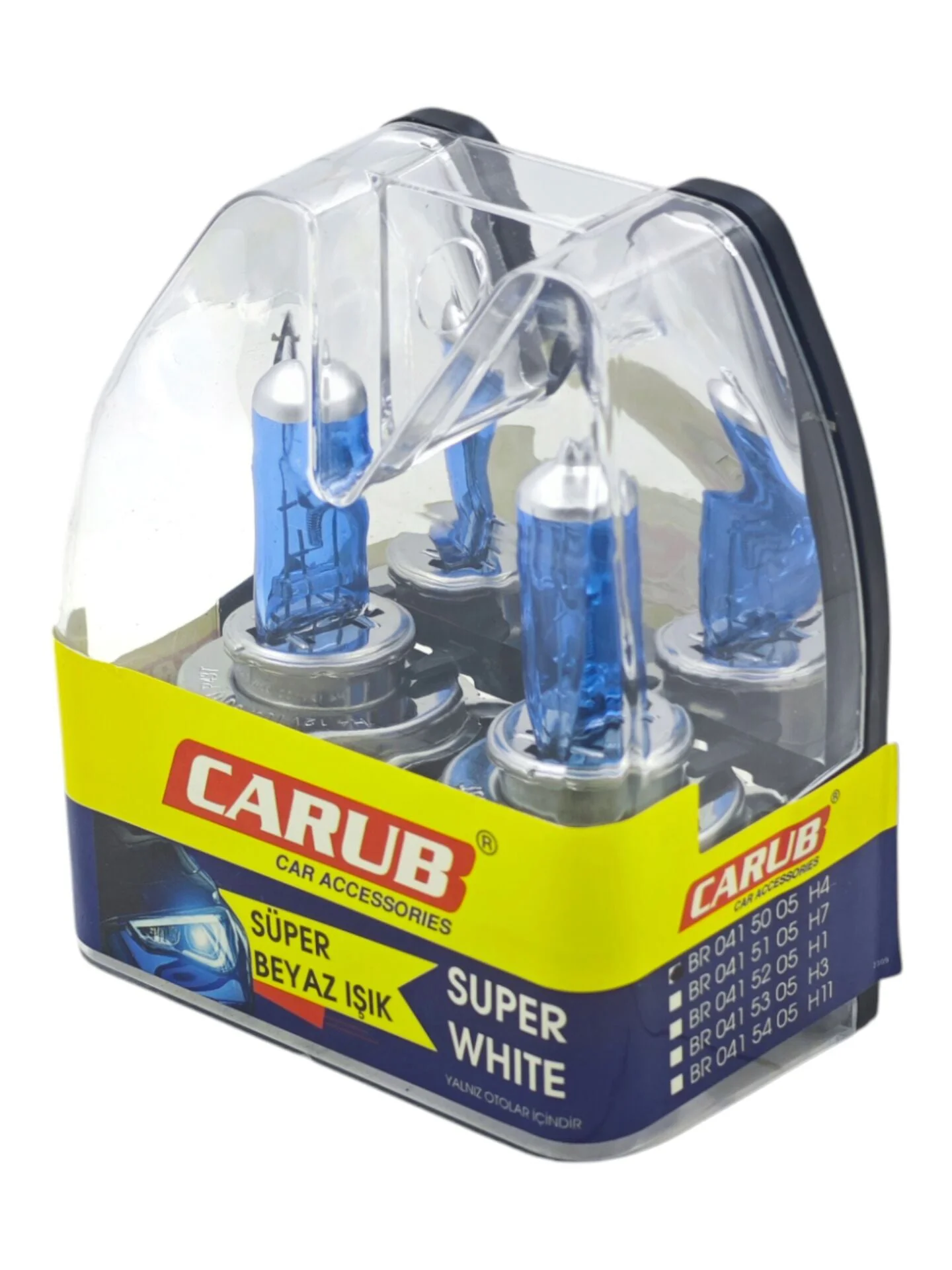 BR041 50 05   Carub H4 12V 55-100W Süper beyaz Işık