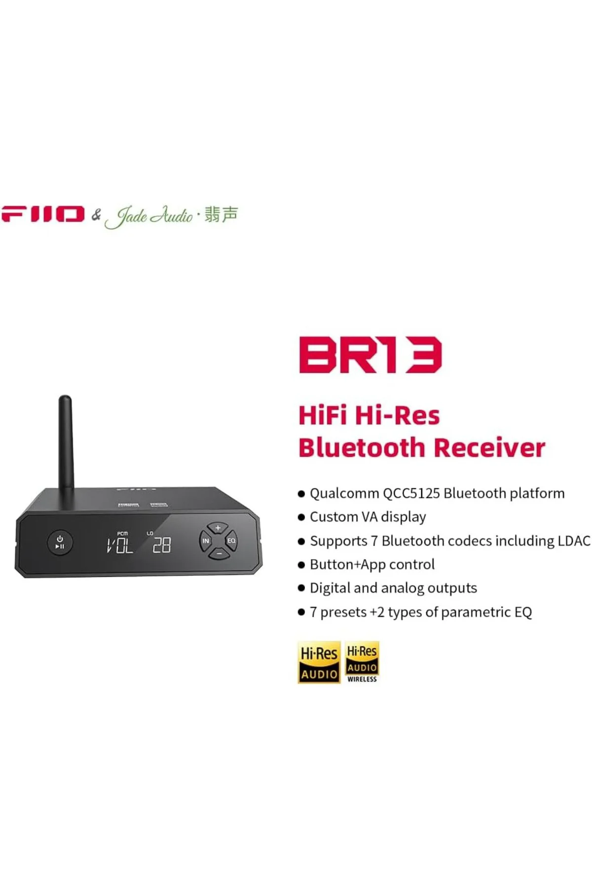 BR13 Hi-Res Bluetooth Alıcı