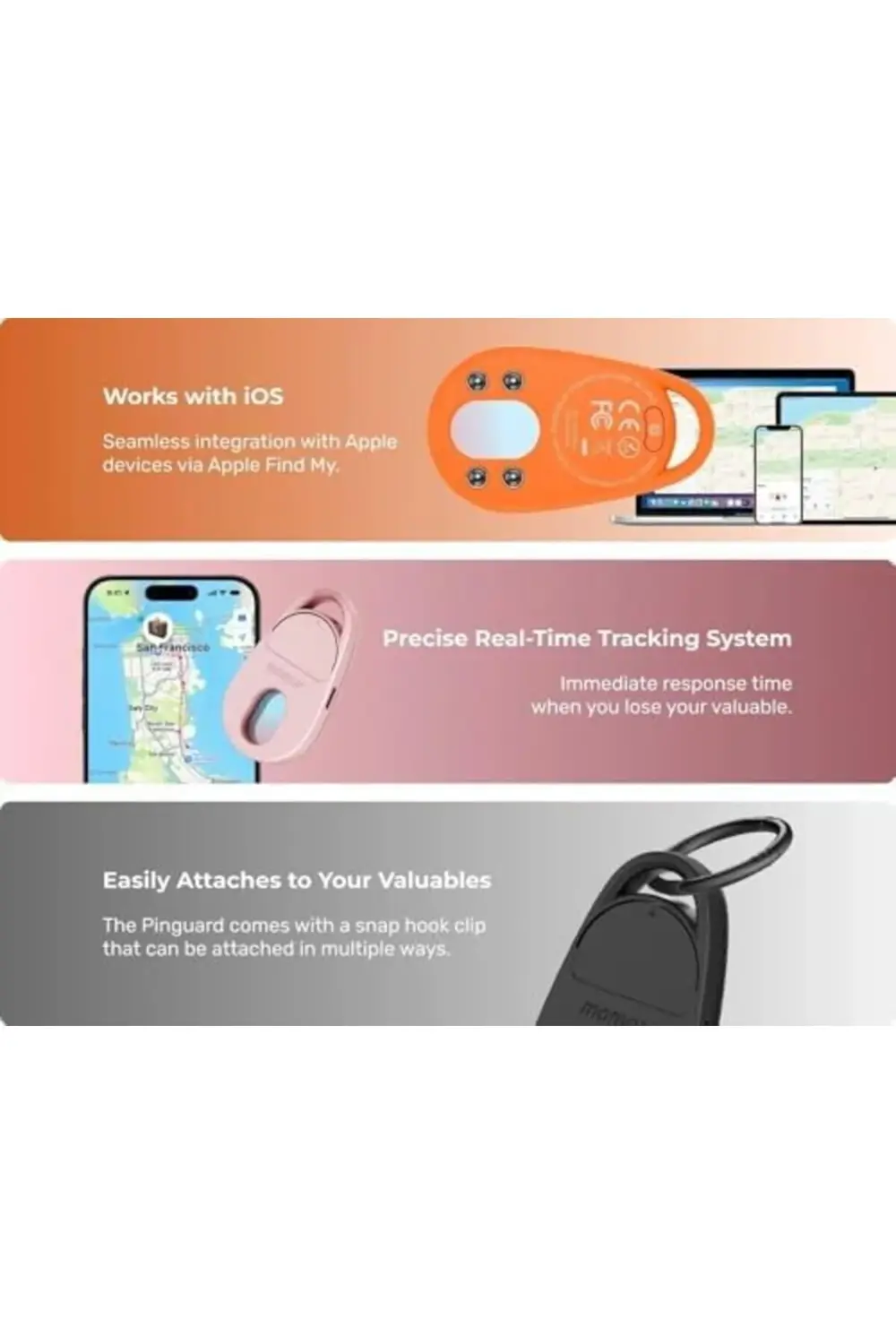 BR13D Pinguard C Kamera Dedektörlü Konum Belirleyici Siyah 395519