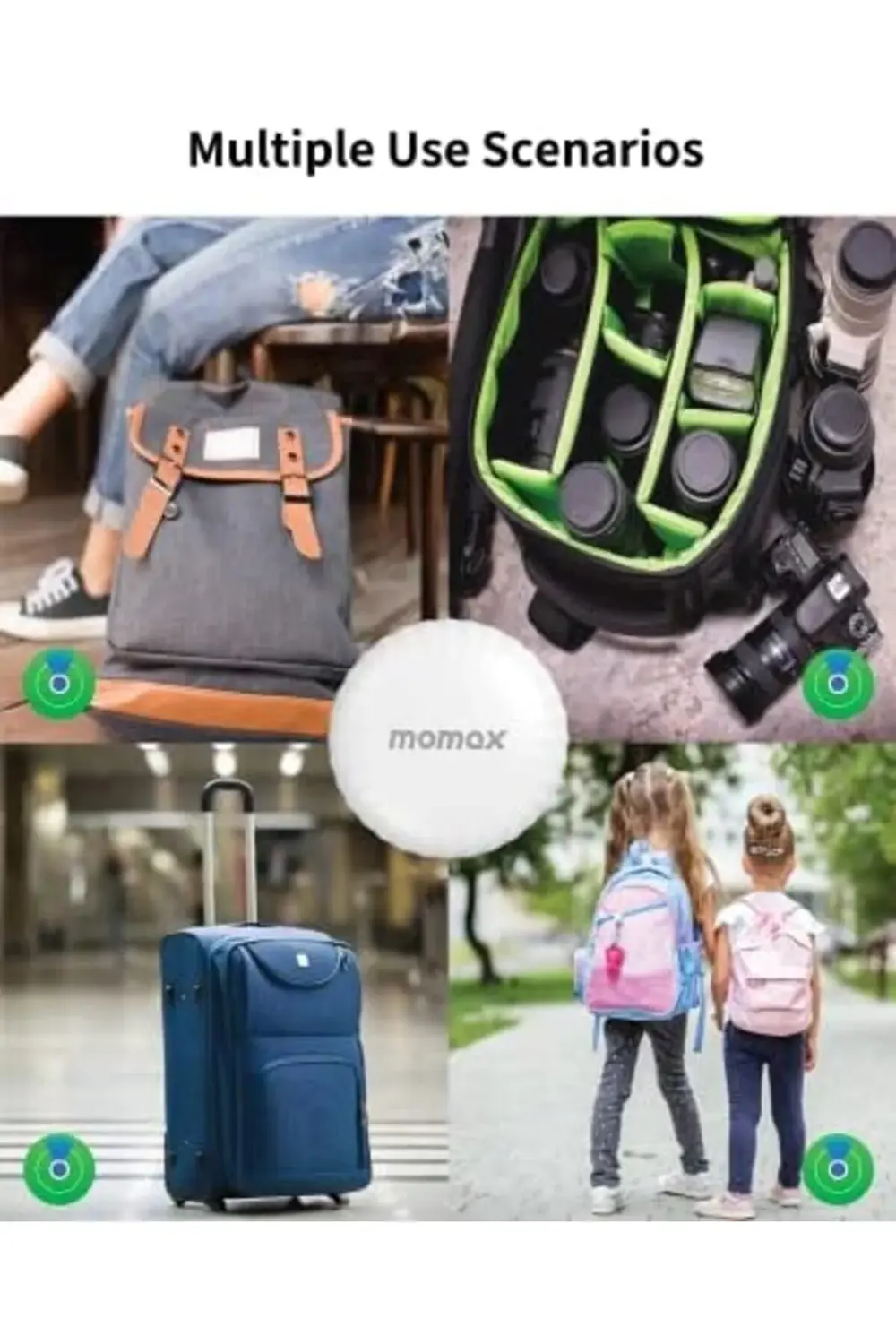 BR5W Pintag Find My Tracker Konum Belirleyici Beyaz 395519