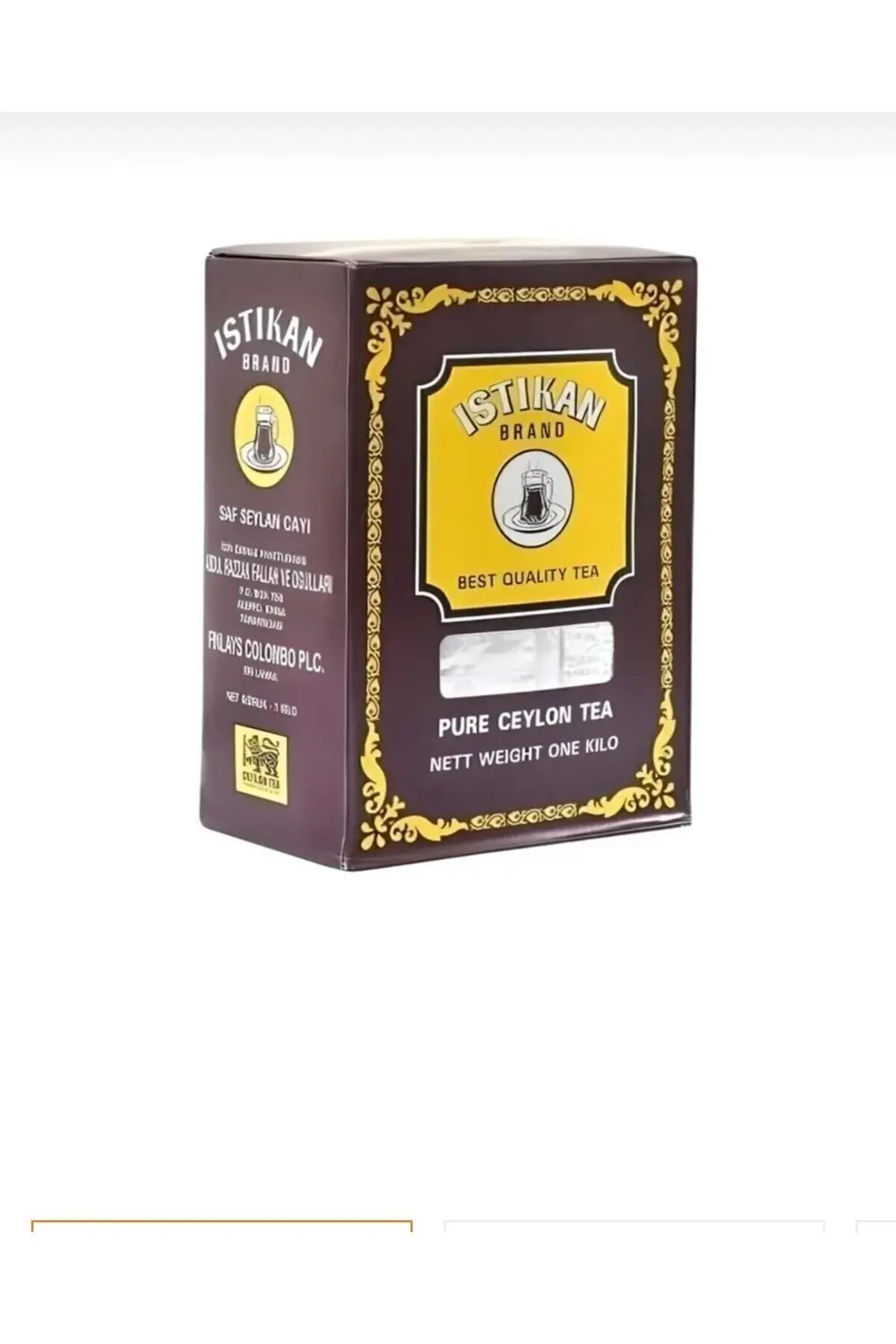 İstikan Brand Pure Ceylon Tea İnce Ufak Taneli Tırnak İthal Siyah Seylan