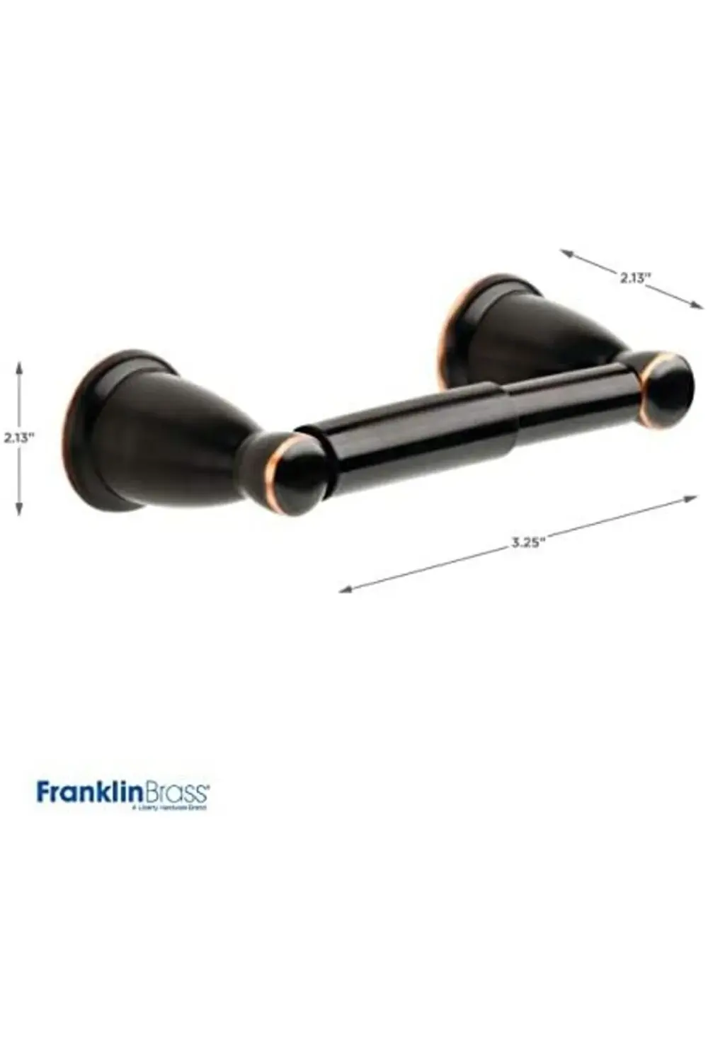 Brass Kinla Tuvalet Kağıdı Tutucu, 1 Adet Yağ ile Cilalanmış Bron