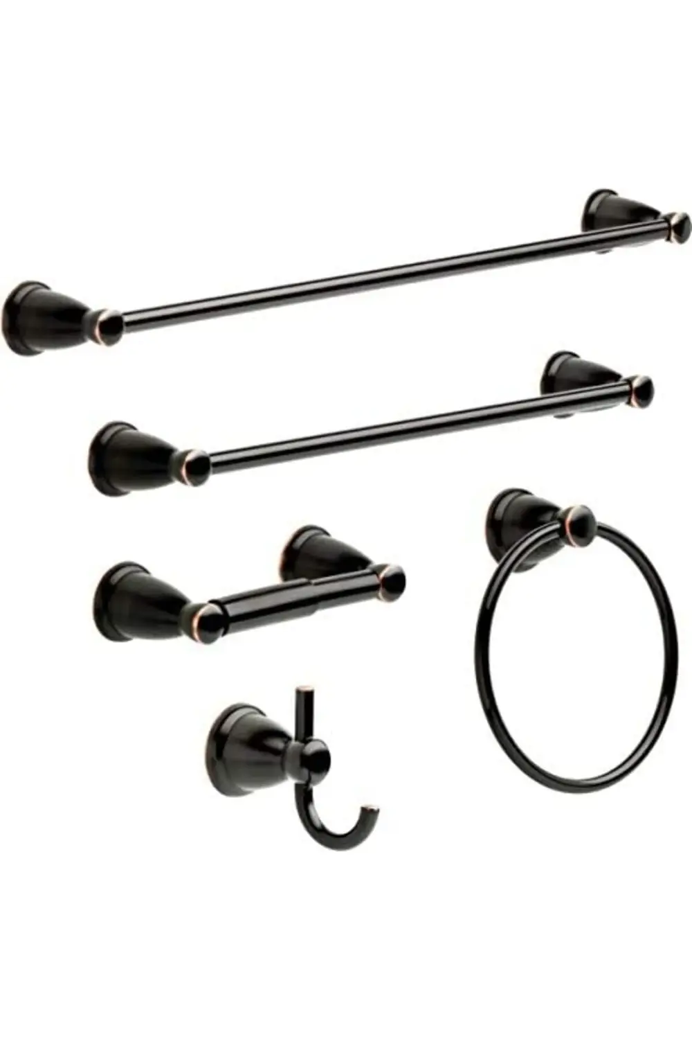 Brass Kinla Tuvalet Kağıdı Tutucu, 1 Adet Yağ ile Cilalanmış Bron