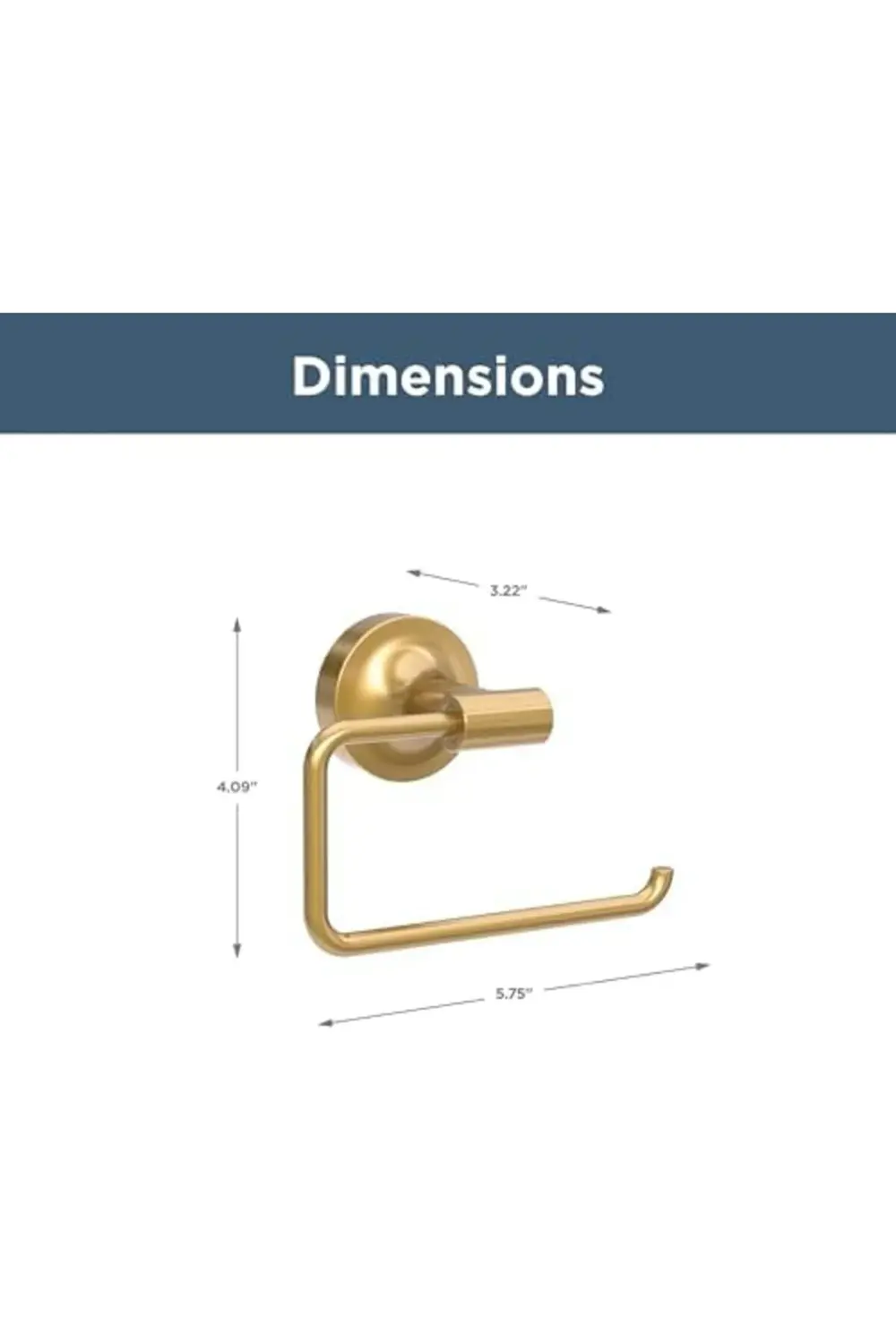 Brass VOI50-BB Voisin Tuvalet Kağıdı Tutucu, Boyalı Fırçalanmış P