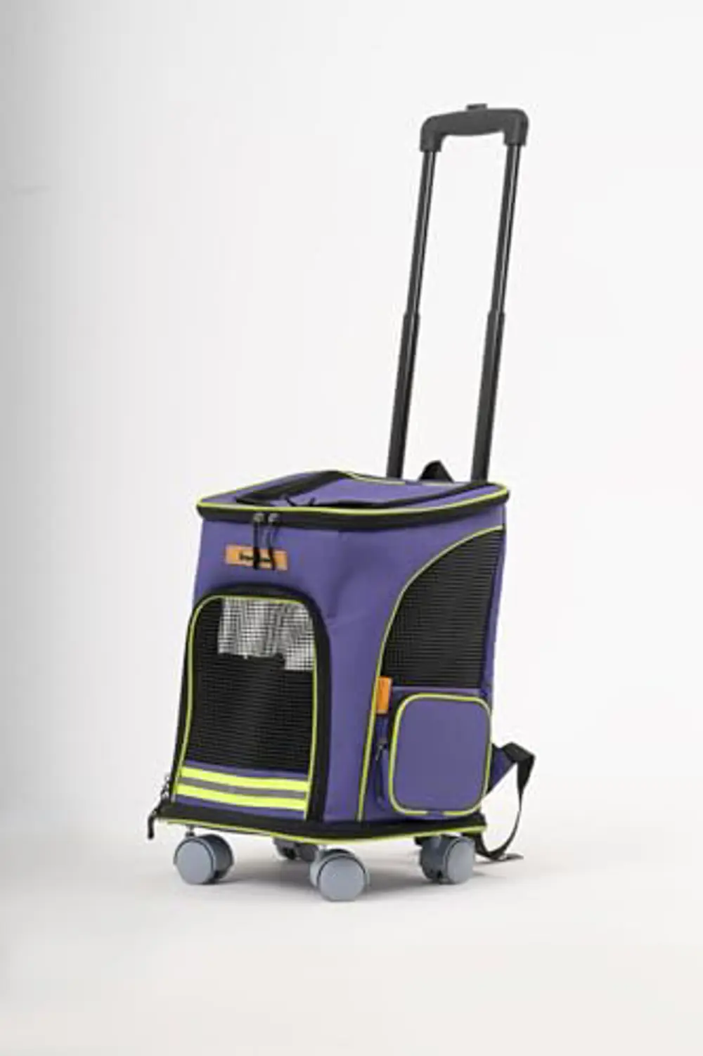 Brave Paws 4 Tekerlekli Kedi ve Köpek Taşıma Çantası Fren Mekaniz