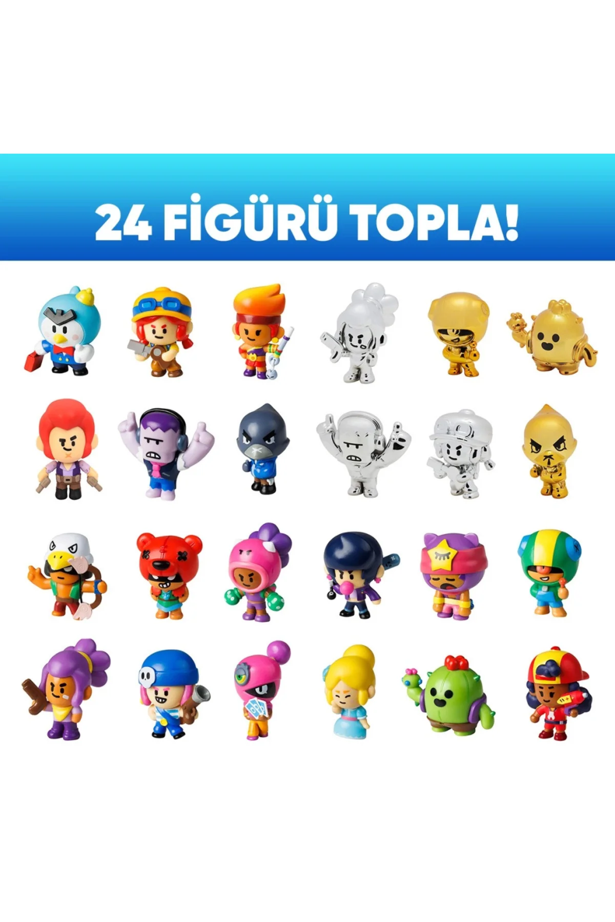Brawl Stars 8'li Delüks Figür NessiWorld