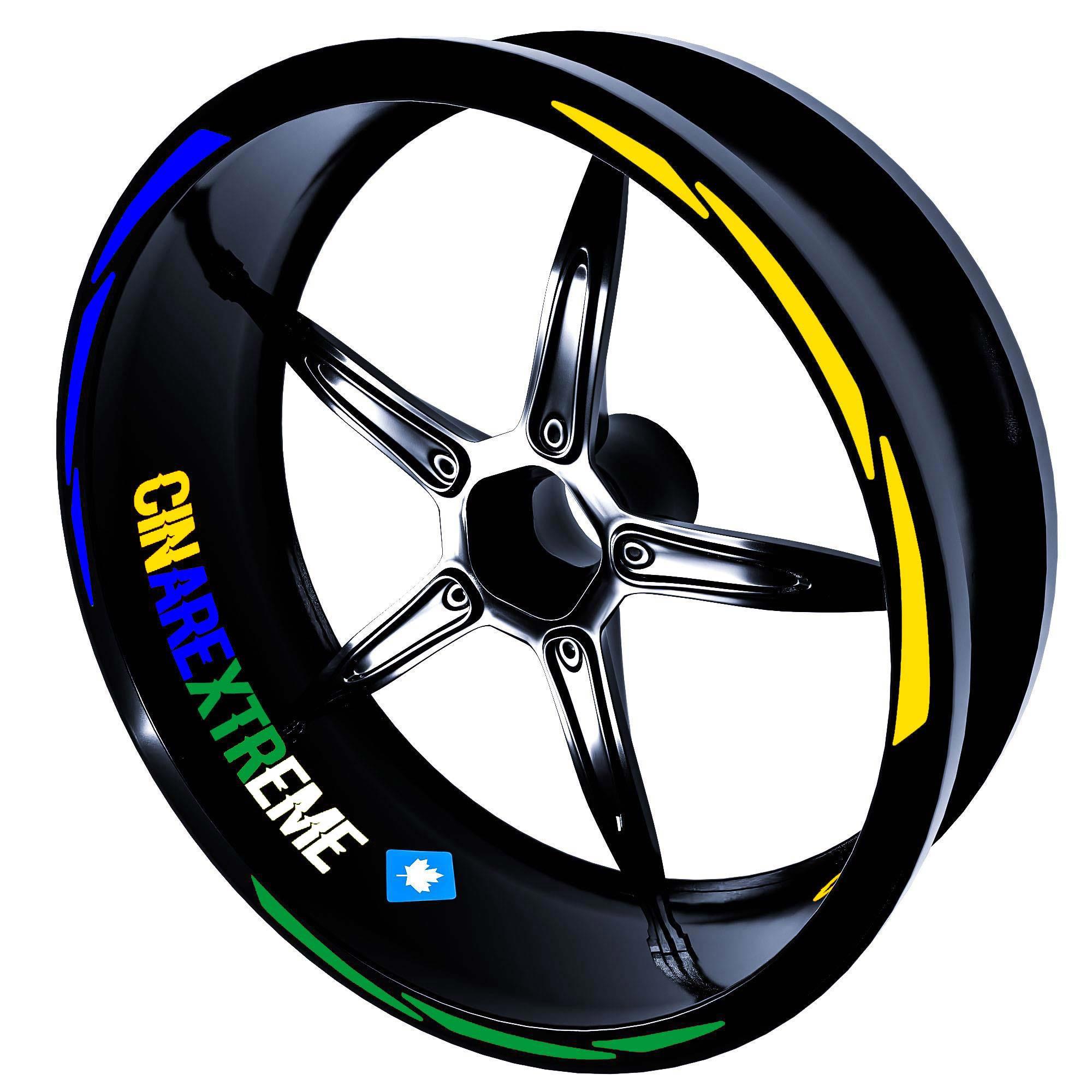 Brazilian Design Yeşil Sarı Brezilya Jant Şeridi Sticker Çınar Ex Brazilian Design Yeşil Sarı Brezilya Jant Şeridi Sticker Çınar Ex