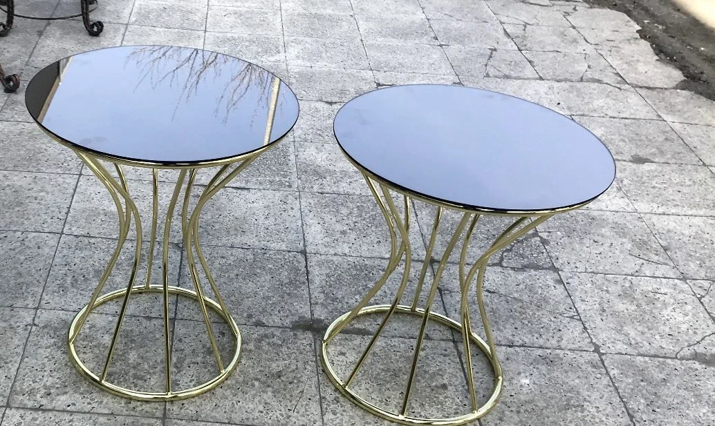 Brc 12396 Zigon KUM SAATİ Model Düz SİYAH Desen Metal GOLD Renk K