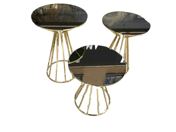 Brc 13851 CADDE Zigon Model Metal Gold renk kaplama Siyah düz Tem
