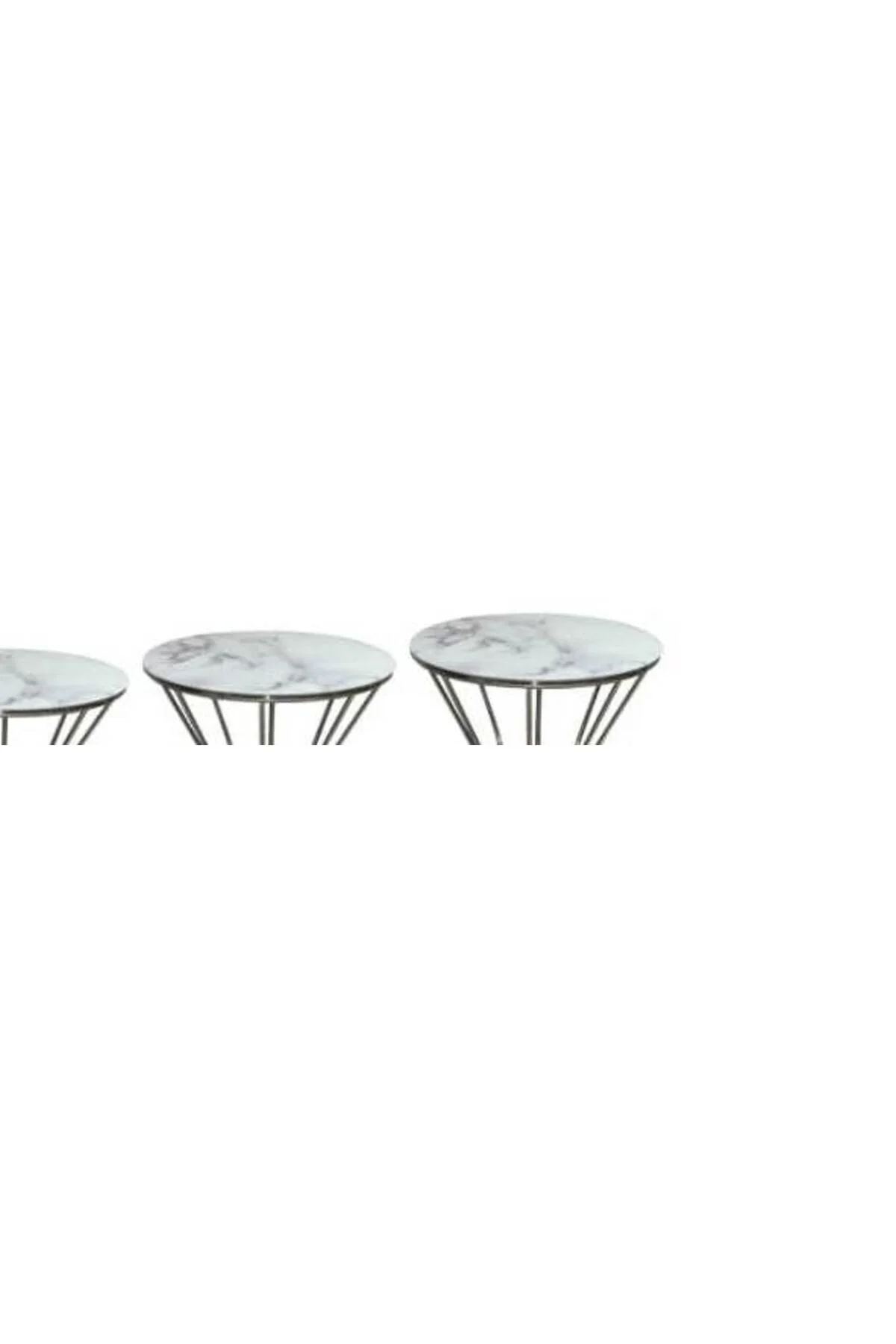 Brc 17532 Zigon KUM SAAT model Beyaz Mermer Temper cam Metal platin renk EL Yapım - Görsel 3