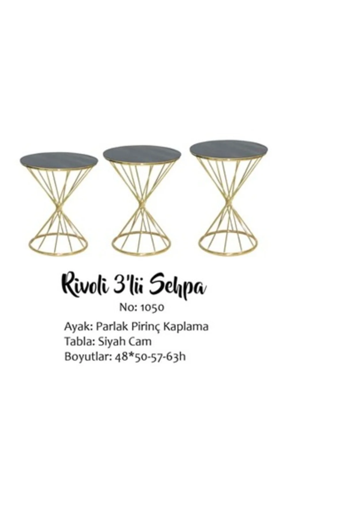 Brc 18511 RİVOL Zigon Model Metal transmisyon Gold Renk Düz Siyah temper El Yapım - Görsel 2