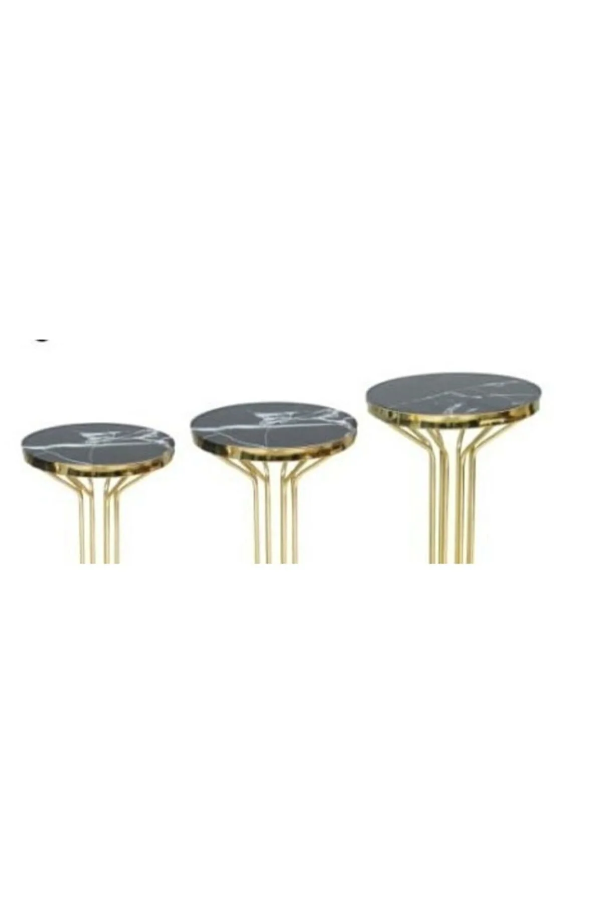 Brc 18536 BUFALO Zigon Model Metal Gold Kaplama Siyah Mermer Temp