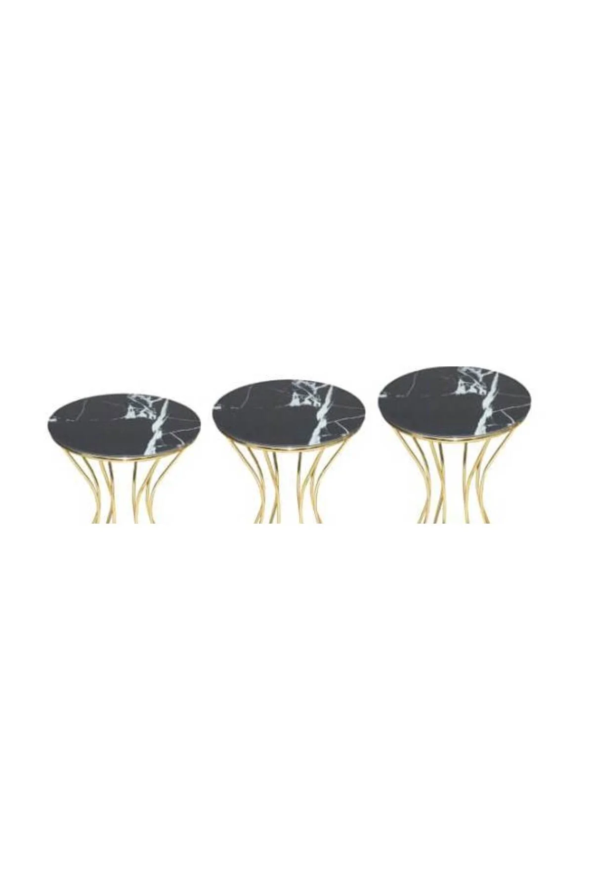 Brc KUM SAATİ 13396 Zigon Siyah Mermer Desen Temper cam Metal GOLD Renk El Yapım - Görsel 4