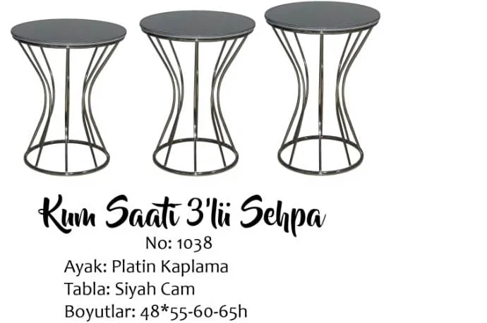 Brc KUMSAAT 17533 Model Zigon Siyah Mermer Temper Cam Metal Plati Brc KUMSAAT 17533 Model Zigon Siyah Mermer Temper Cam Metal Plati