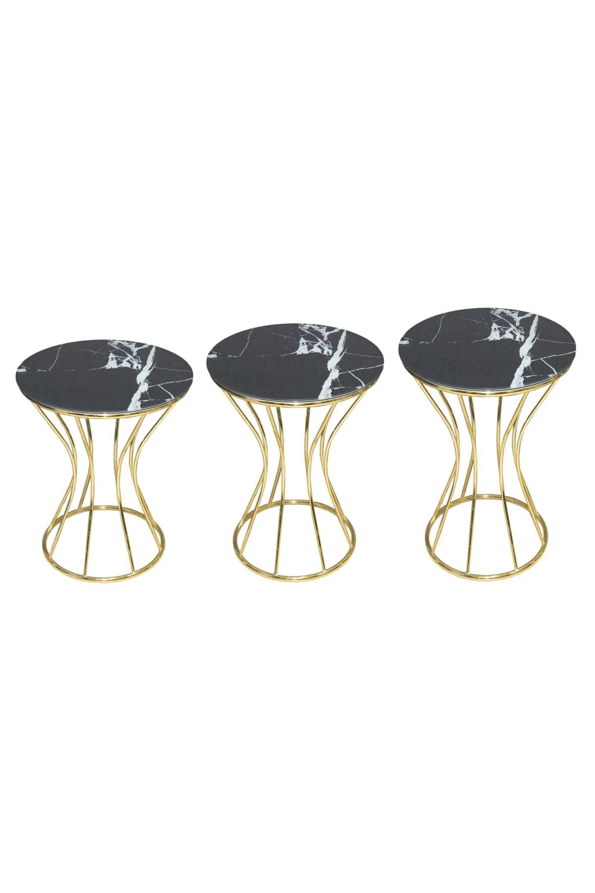 Brc Zigon 12745 Kumsaat Model SİYAH MERMER Desen Metal GOLD Renk Kaplama Elyapım - Görsel 2